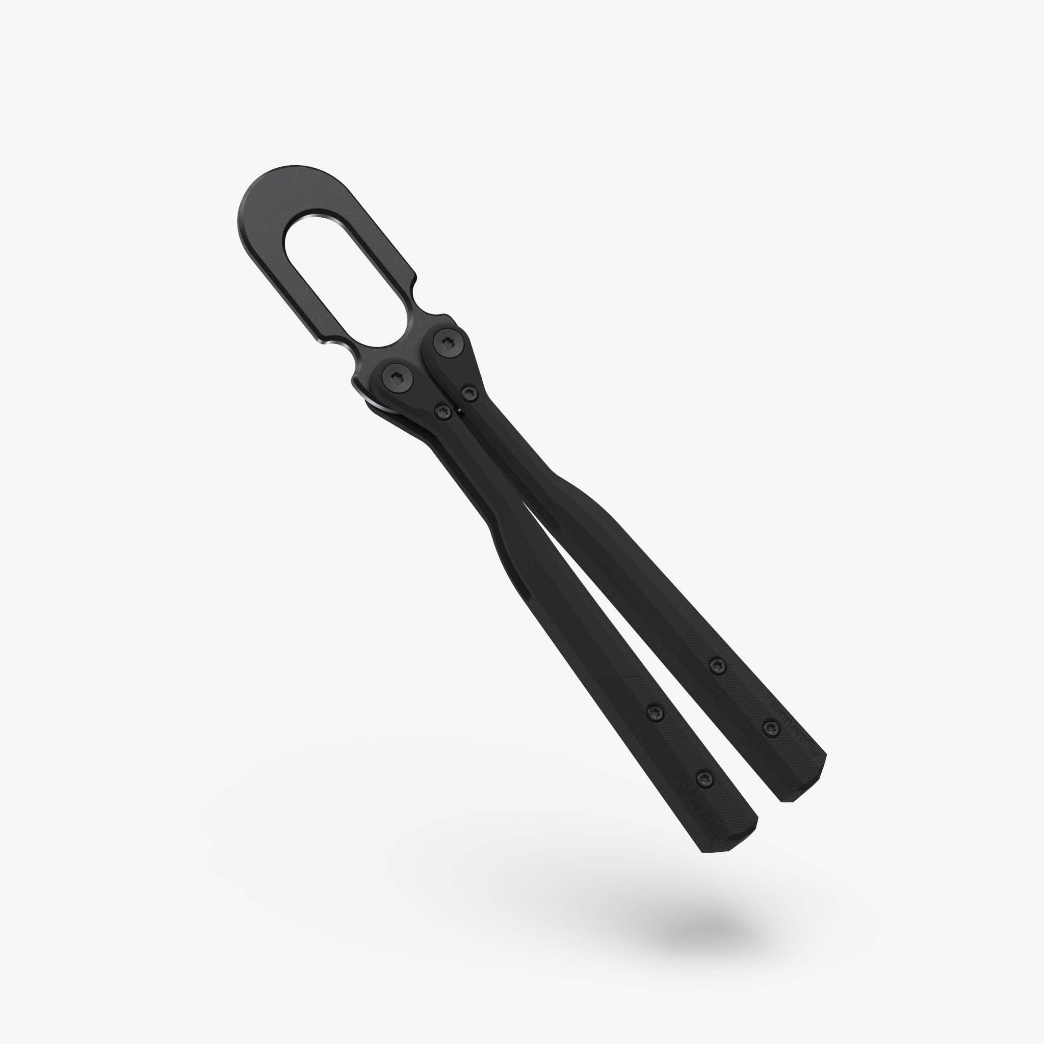 U.F.O. Flipping Object-Balisong Trainer-Flytanium-Void Black-Flytanium