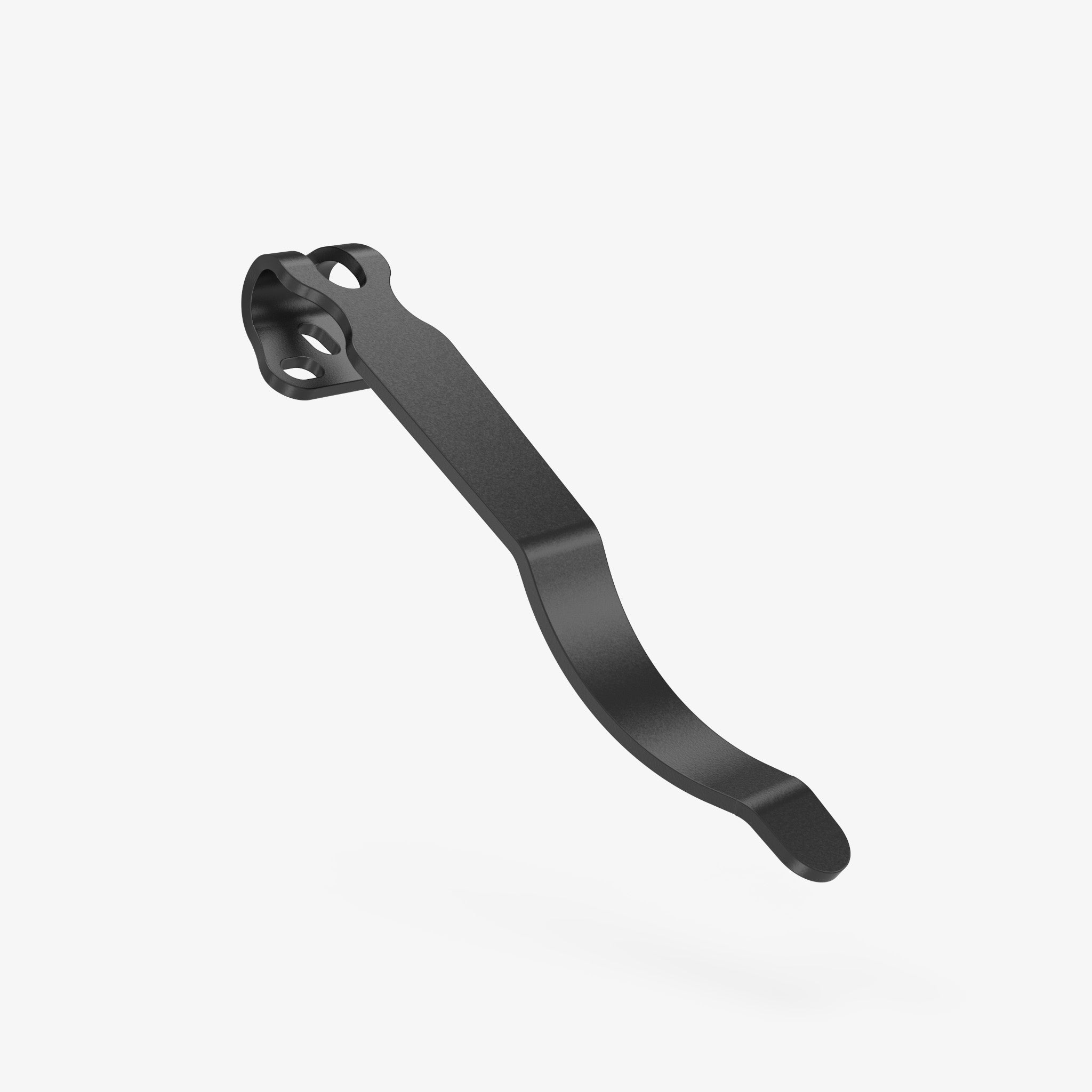Universal Titanium Pocket Clip - Long - Black