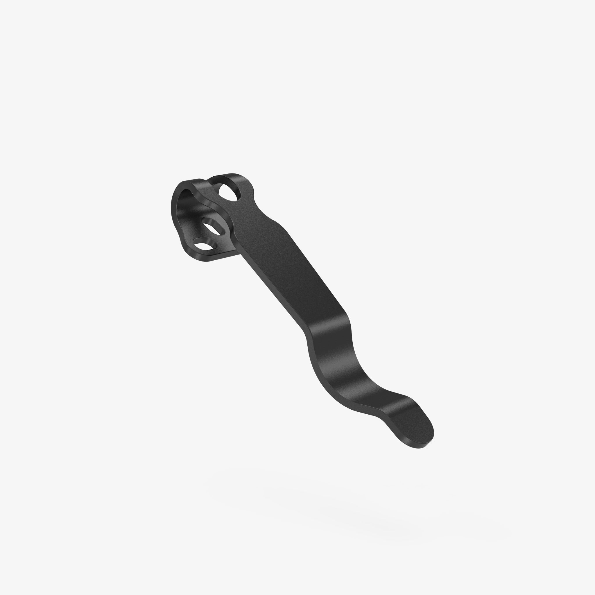 Universal Titanium Pocket Clip - Short - Black