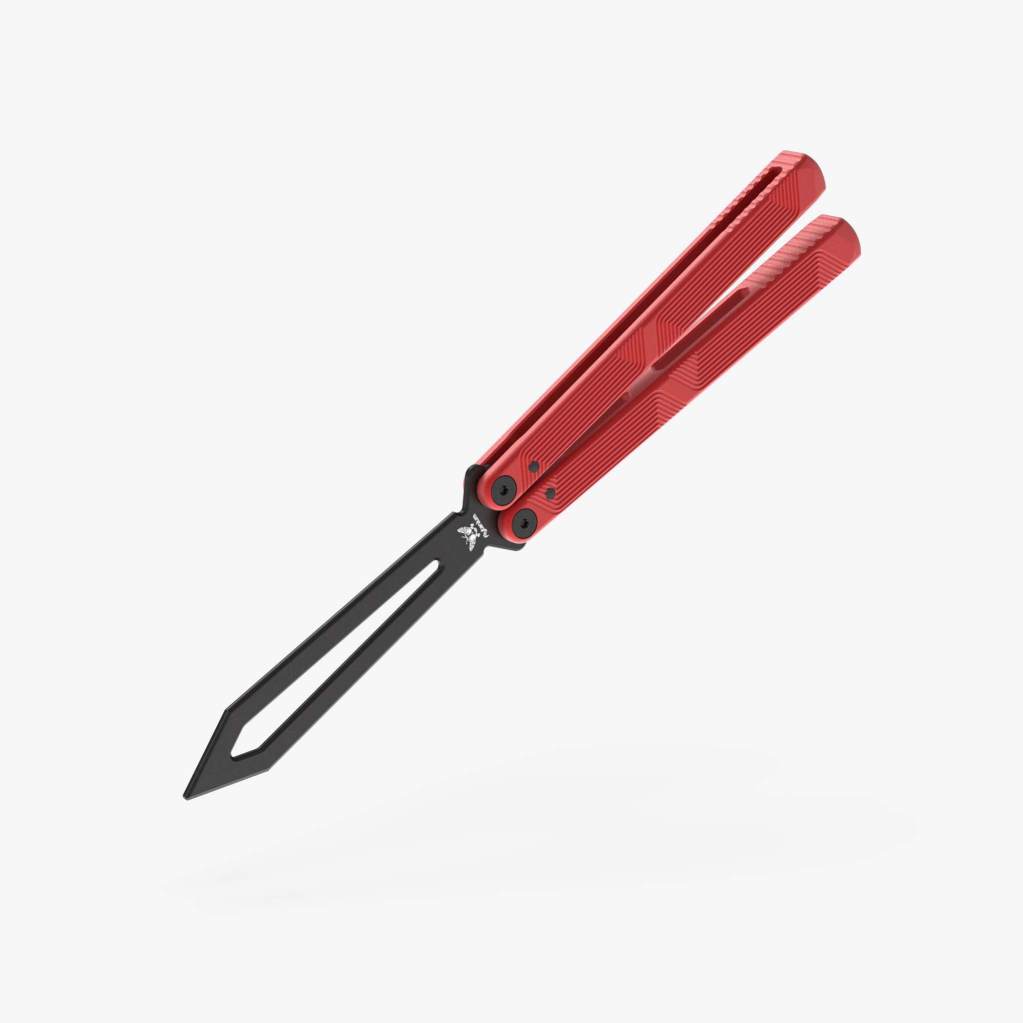 Zenith Trainer 2.0-Balisong Trainer-Flytanium-Lava Red-Black Coated-Flytanium