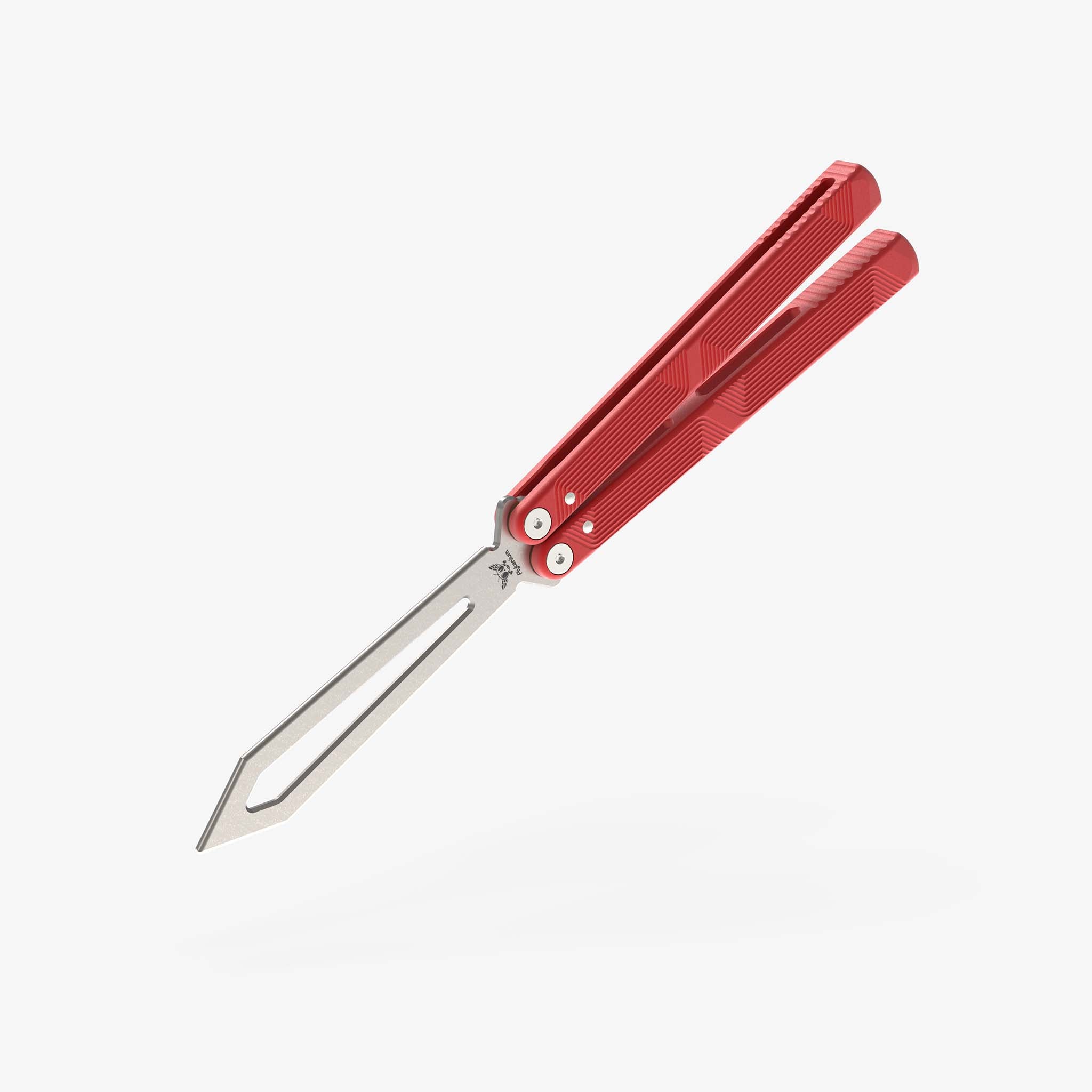 Zenith Trainer 2.0-Balisong Trainer-Flytanium-Lava Red-Stonewash-Flytanium