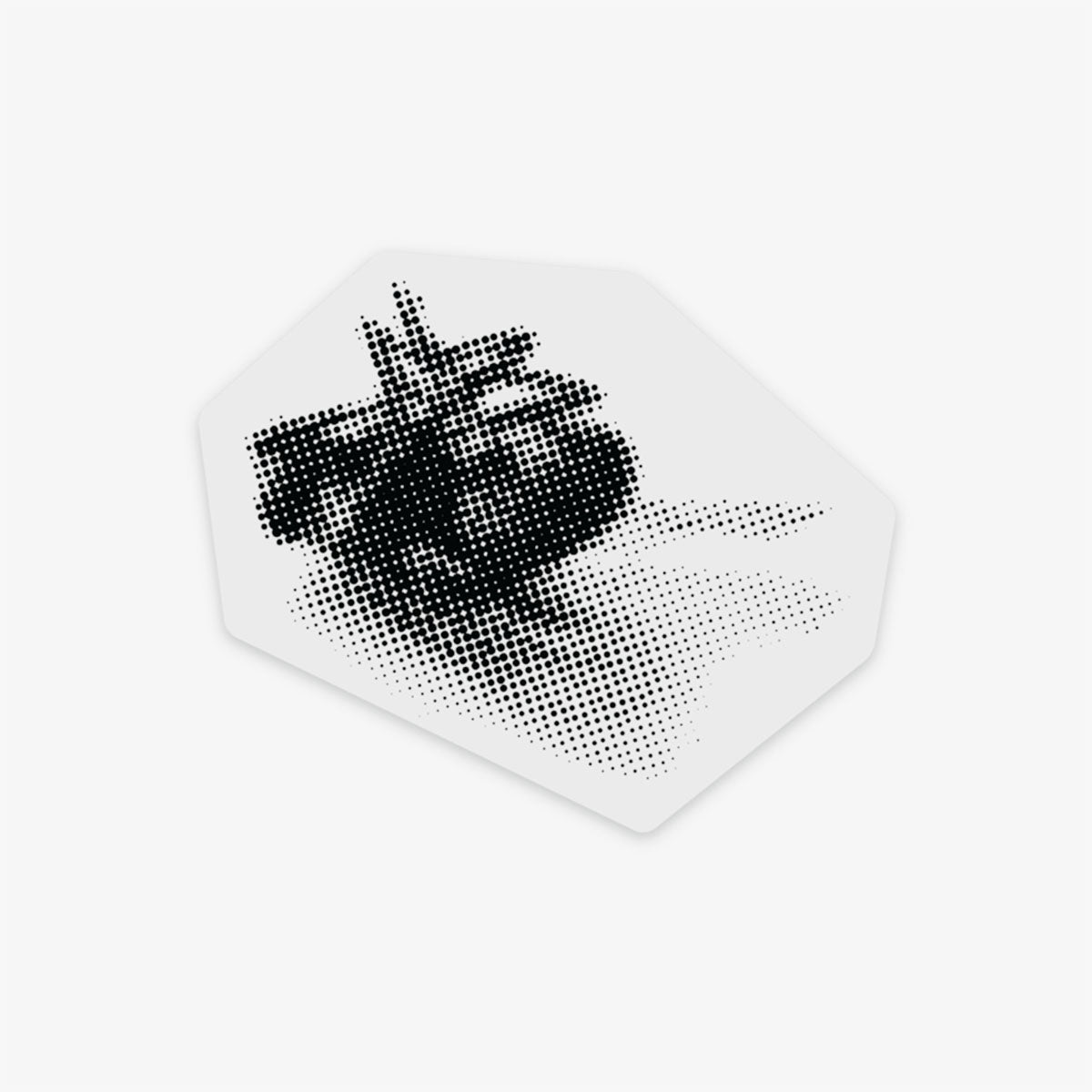 Clear Dead Fly Sticker - Large-One Color