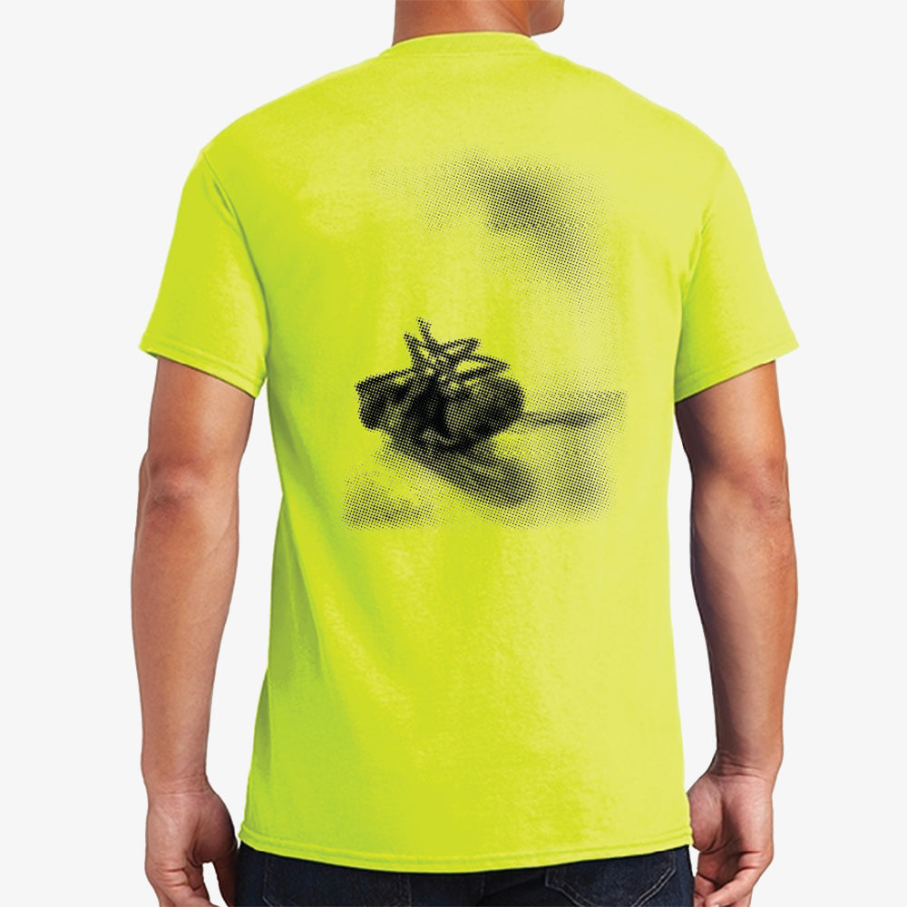 DFS Fly By Night T-Shirt - HiVis/Halftone Dead Fly - Flytanium