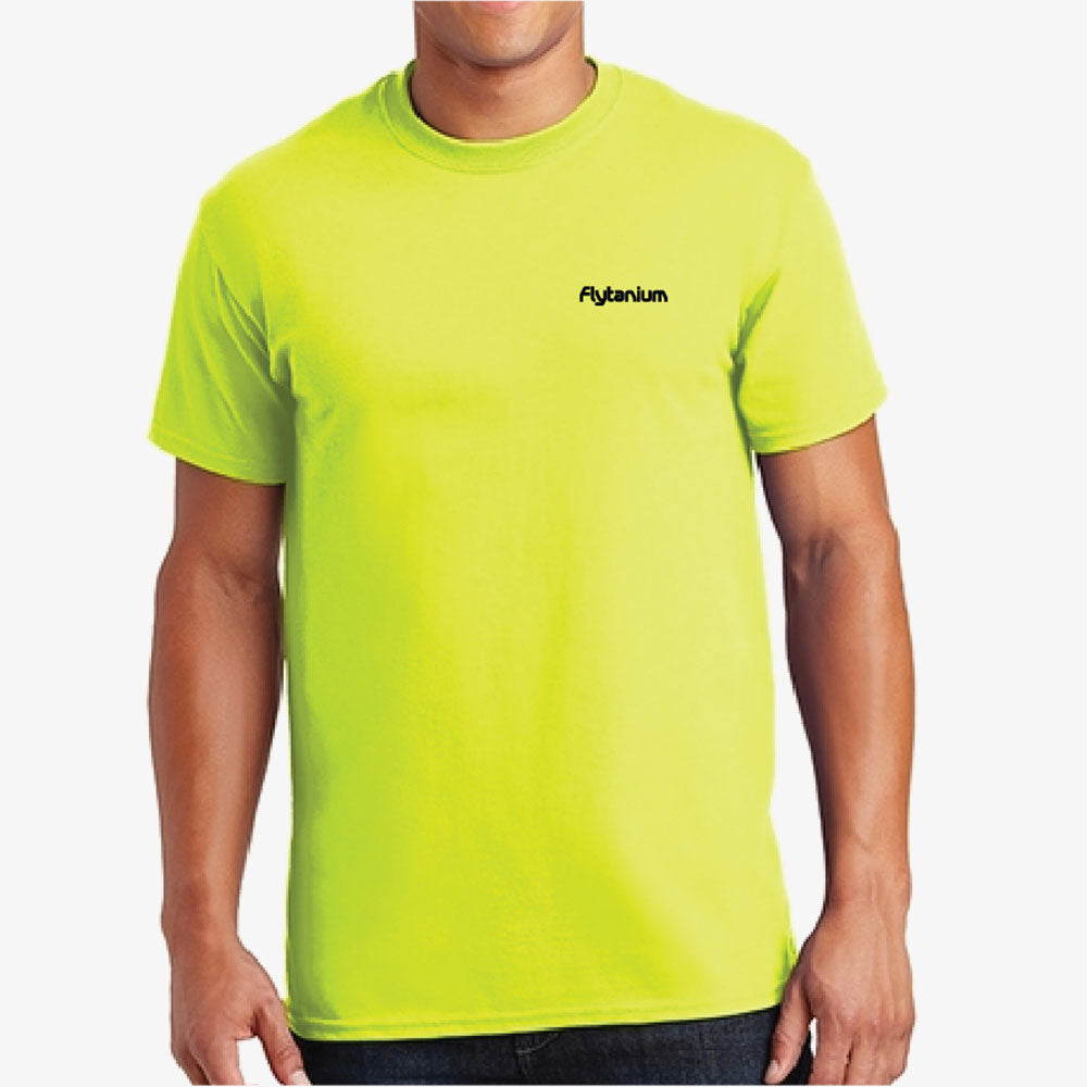 DFS &quot;Fly By Night&quot; T-Shirt - HiVis/Halftone Dead Fly-Dayglow Yellow