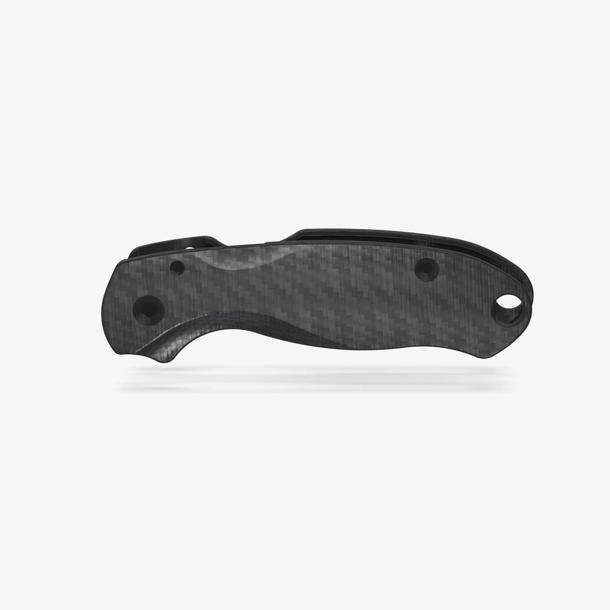 Lotus Carbon Fiber Scales for Spyderco Para 3 Knife-Basket Weave