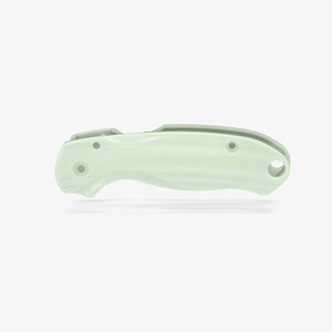 Lotus G-10 Scales for Spyderco Para 3 Knife-Natural Jade