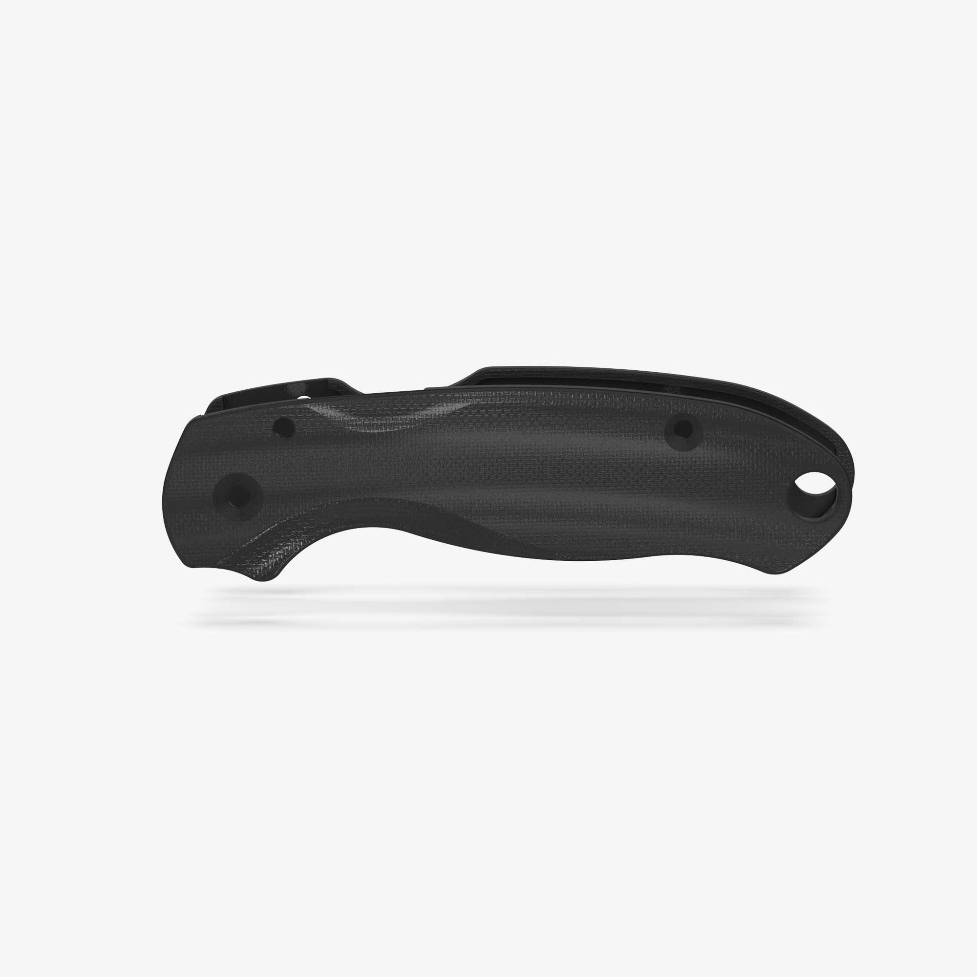 Lotus G-10 Scales for Spyderco Para 3 Knife-Pitch Black