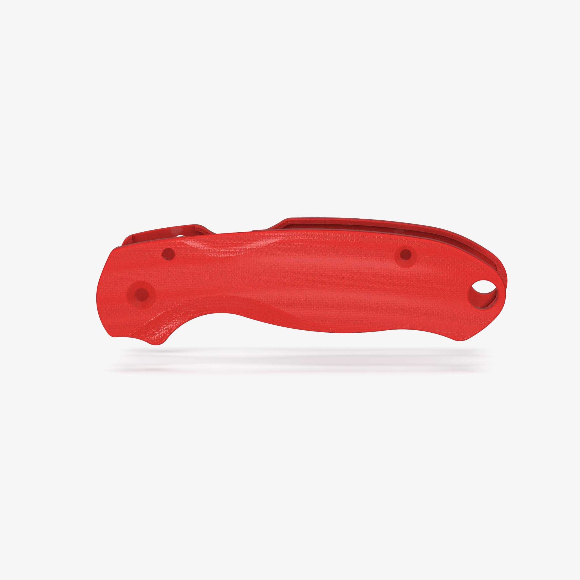 Lotus G-10 Scales for Spyderco Para 3 Knife-Fire Red