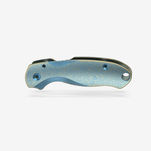 Limited Edition Planetary Series Lotus Titanium Scales for Spyderco Para 3 Knife-Neptune