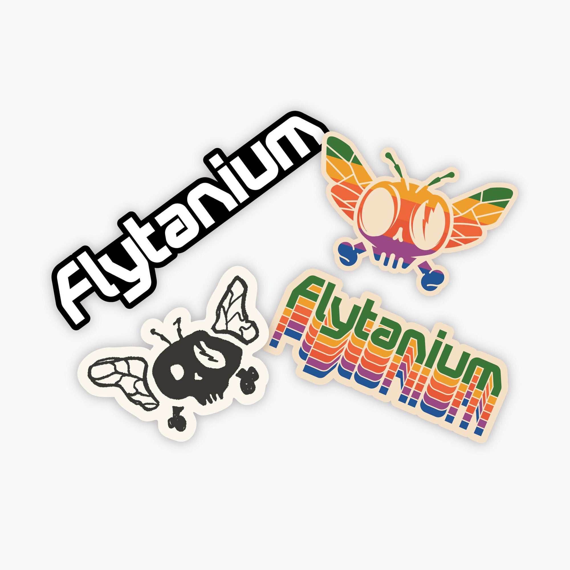 Dead Fly Society Sticker Pack-Techno Fly Sticker Pack