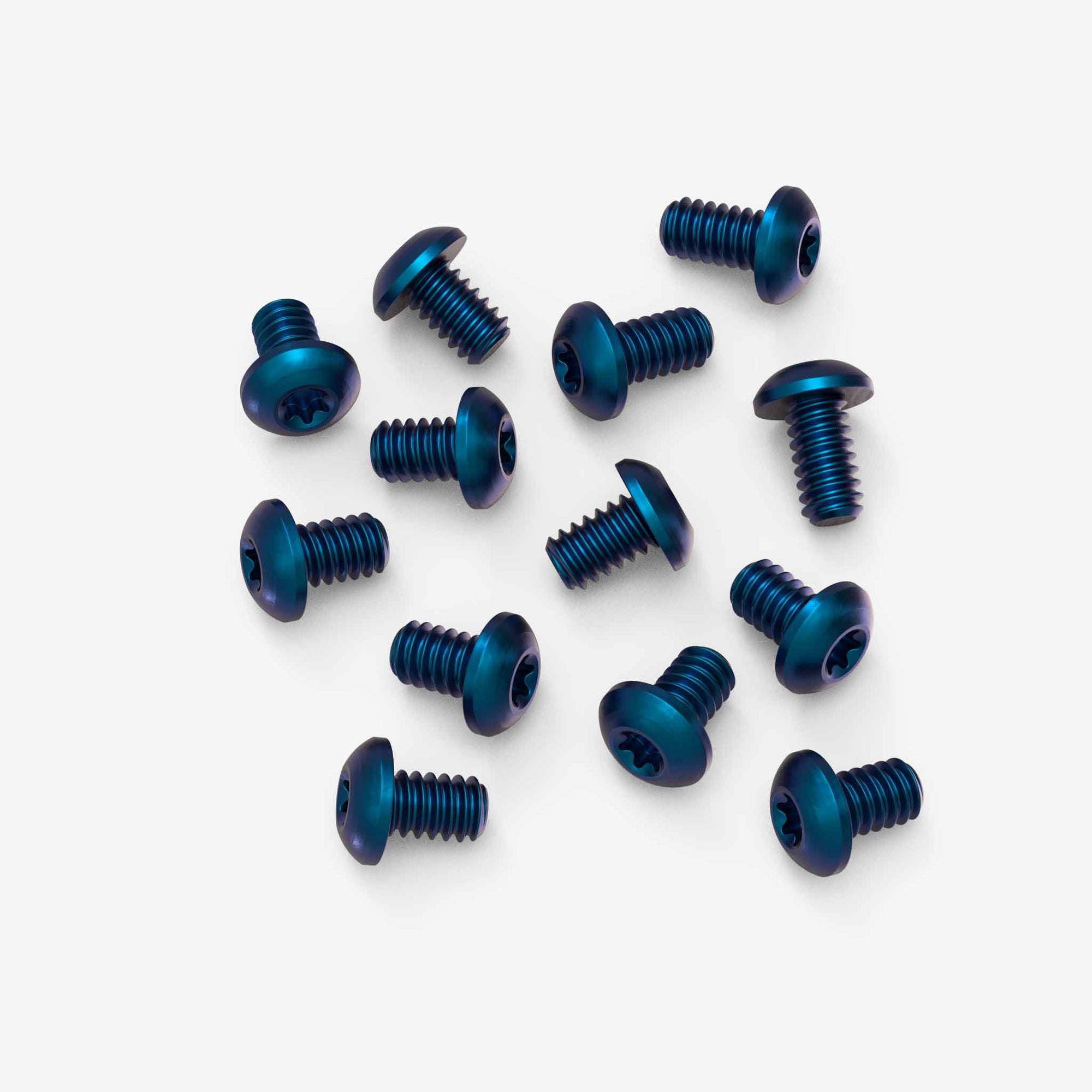 Set of 13 Titanium Body Screws for Benchmade Taggedout-Dark Blue Anodize