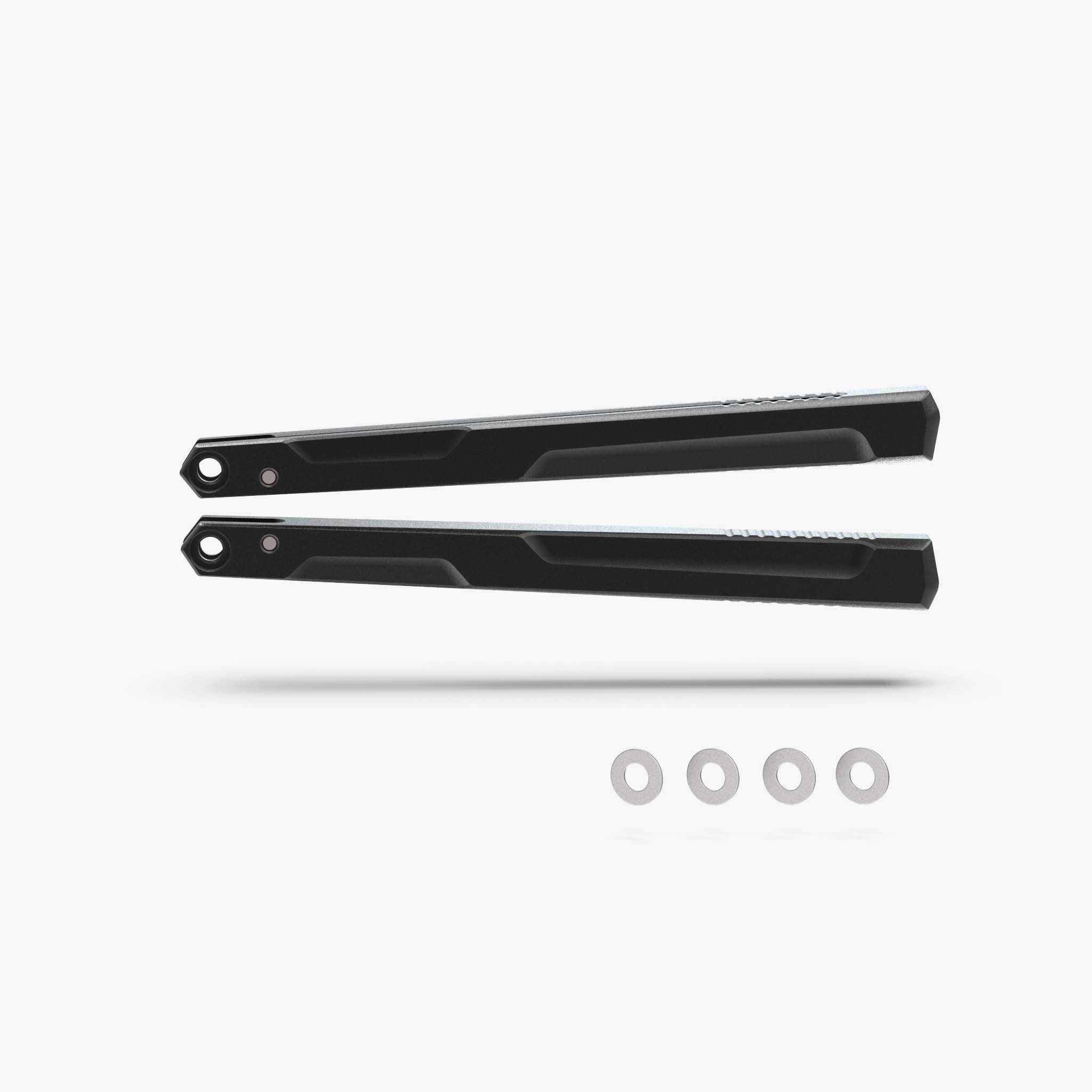 Aluminum v1.5 Handles for the Kershaw Lucha Balisong-Void Black