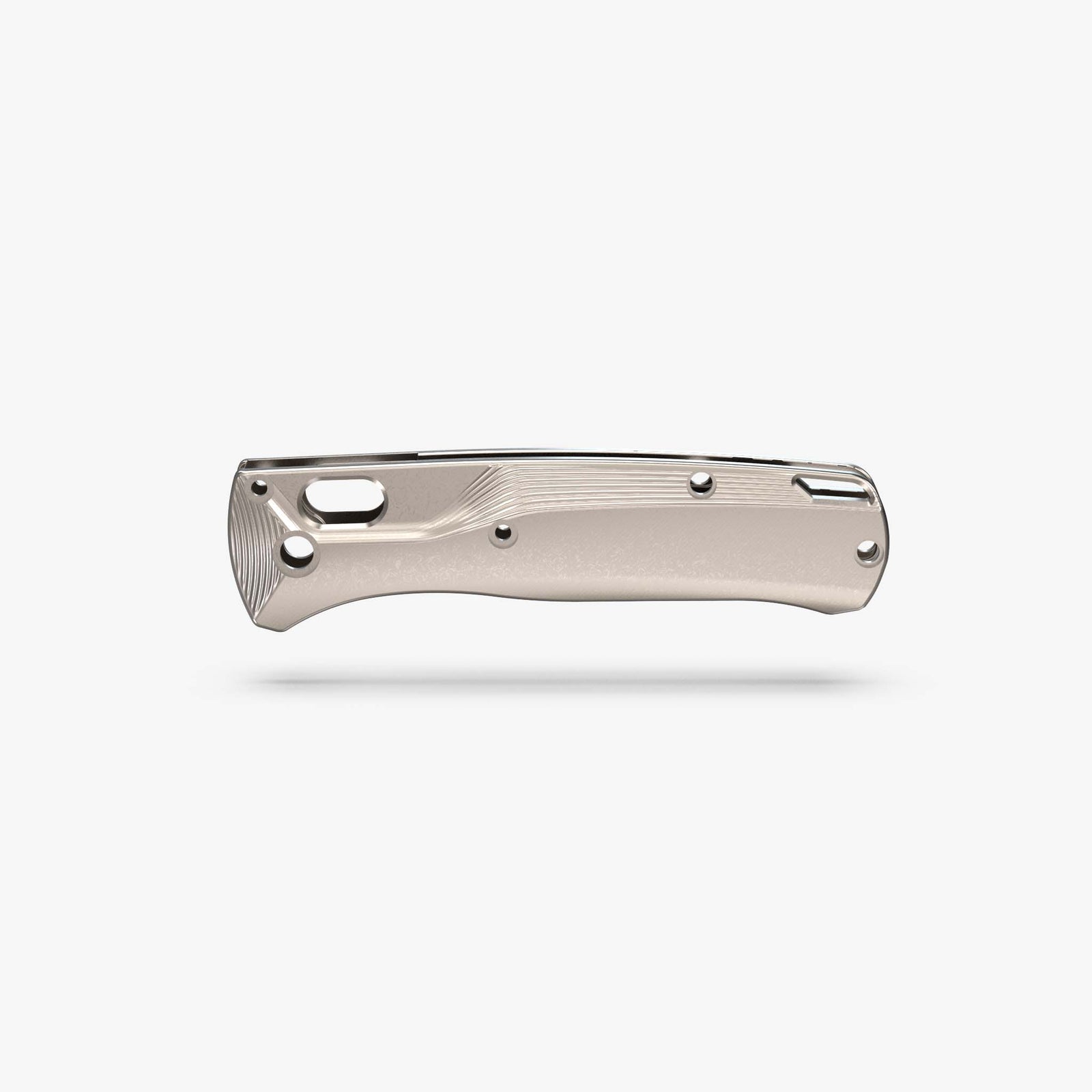 Crossfade Titanium Scales for Benchmade MINI Bugout Knife-Titanium Stonewash