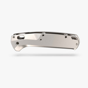 Titanium Scales for Benchmade Taggedout Knife-Titanium Stonewash