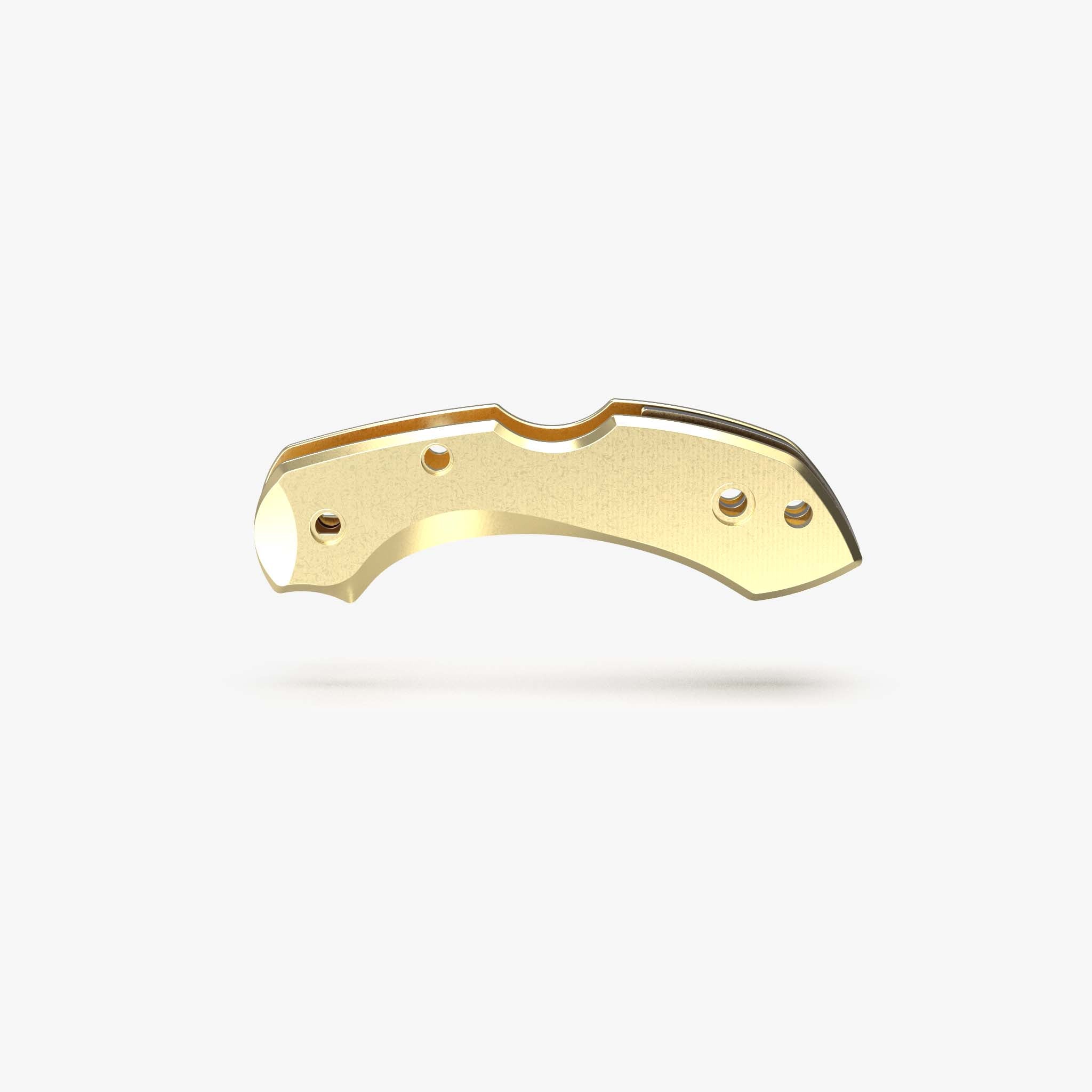 Brass Scale Kit for Spyderco Dragonfly Knife