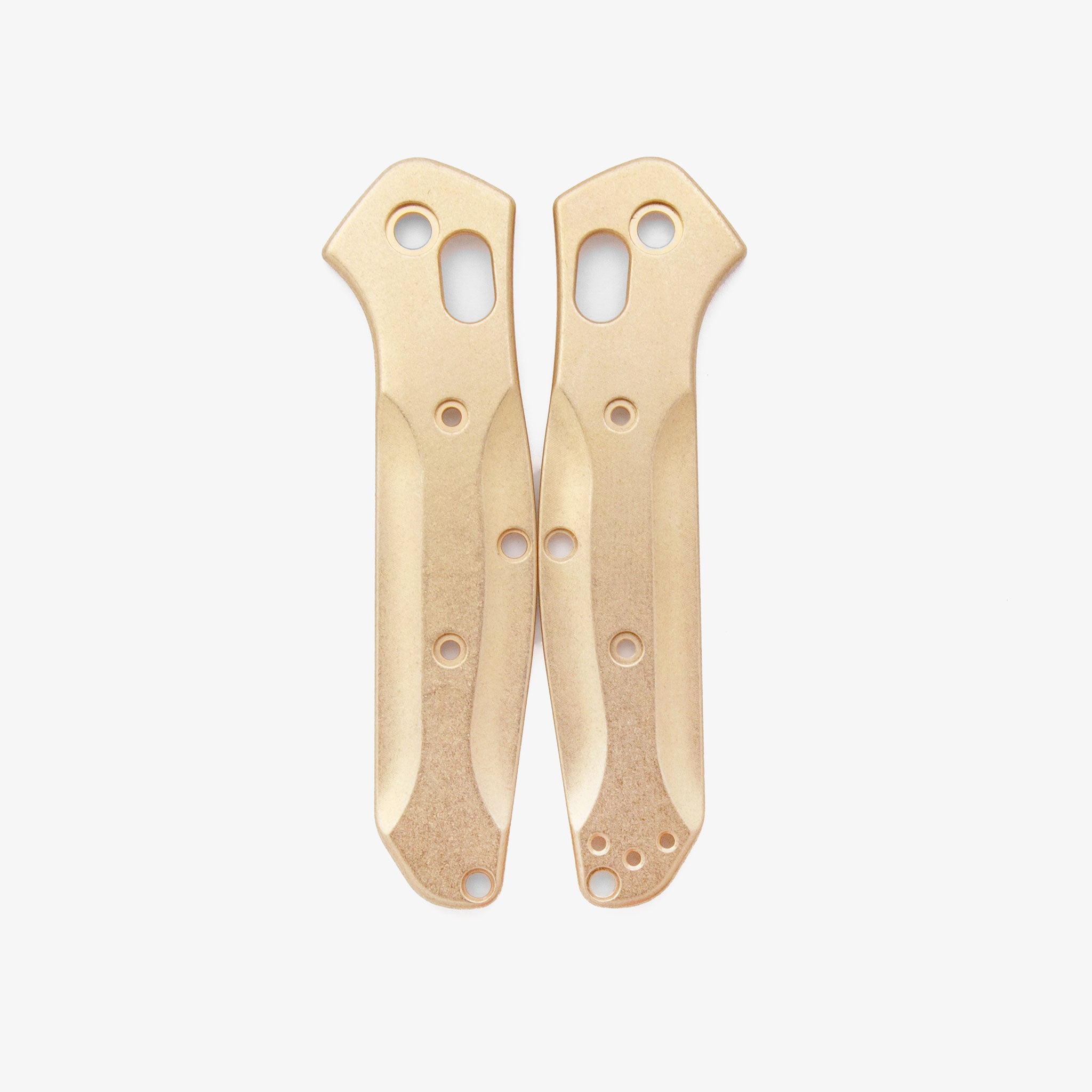 Brass Scales for Benchmade Mini Osborne 945 Knife-Brass Stonewash
