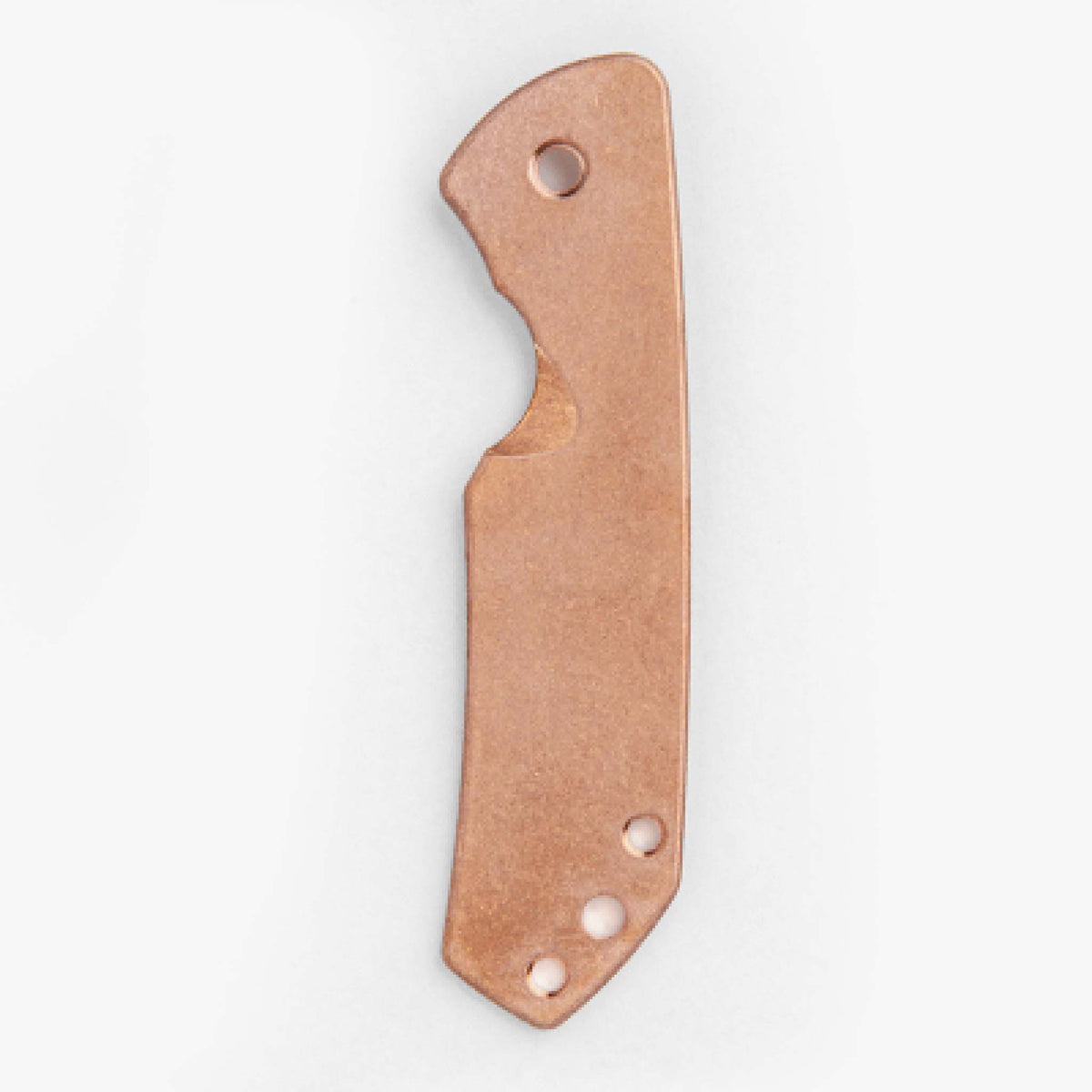 Copper Scale for Spyderco Brouwer Knife-Copper Stonewash