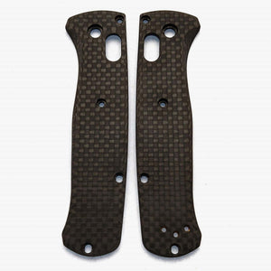 Classic Carbon Fiber Scales for Benchmade Bugout Knife-Basket Weave