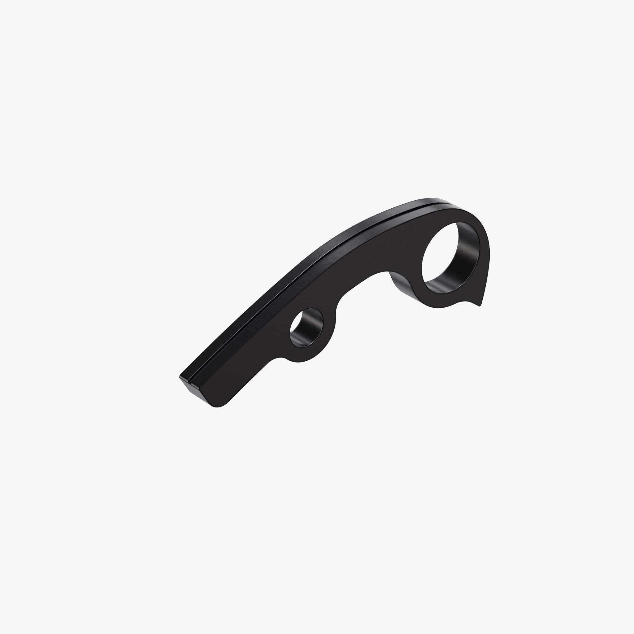 Titanium Backspacer for Spyderco Para3-Titanium Black