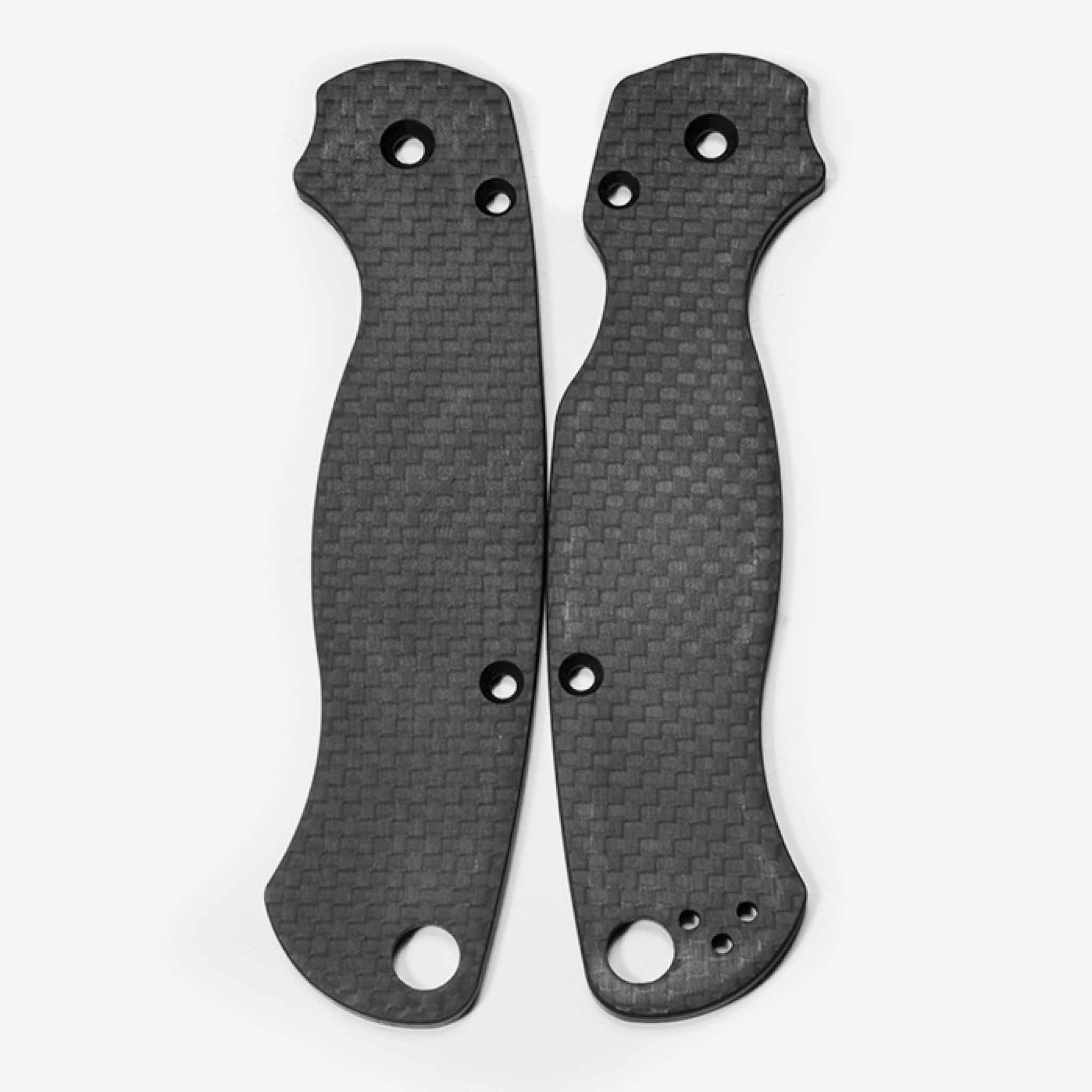 Spyderco Paramilitary 2 Carbon Fiber Scales Basket Weave