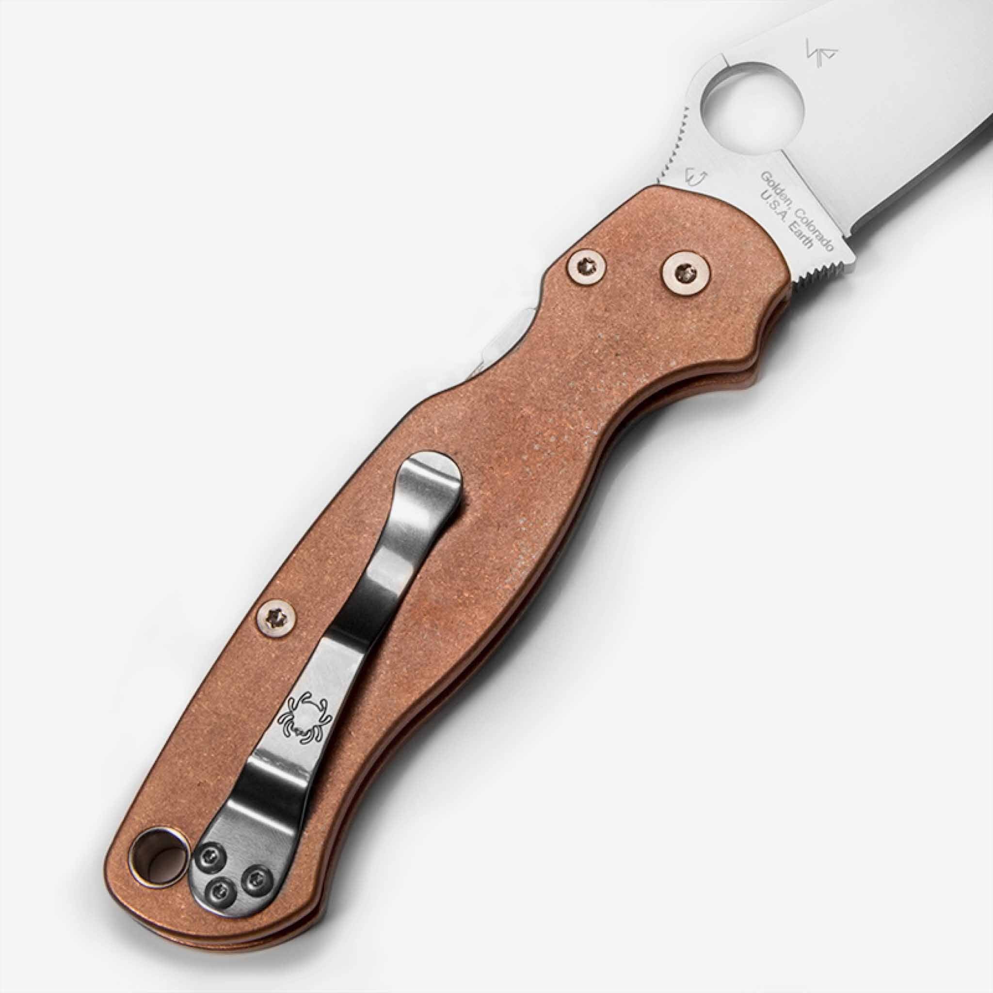Spyderco Paramilitary 2 Copper Scales Classic