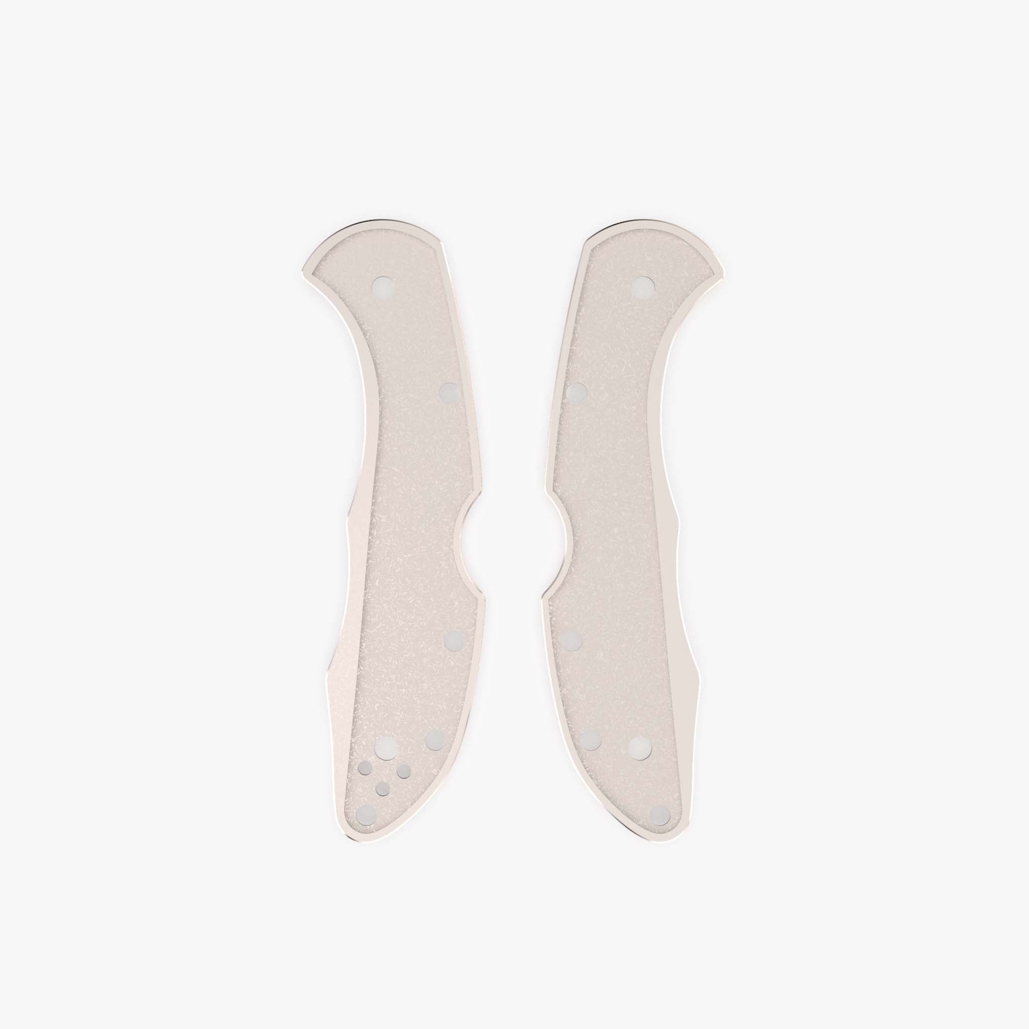 Classic Titanium Scales for Spyderco Delica-