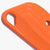 Detail shot of the Flex CRKT Minimalist scales, showing the lanyard hole in orange G-10.