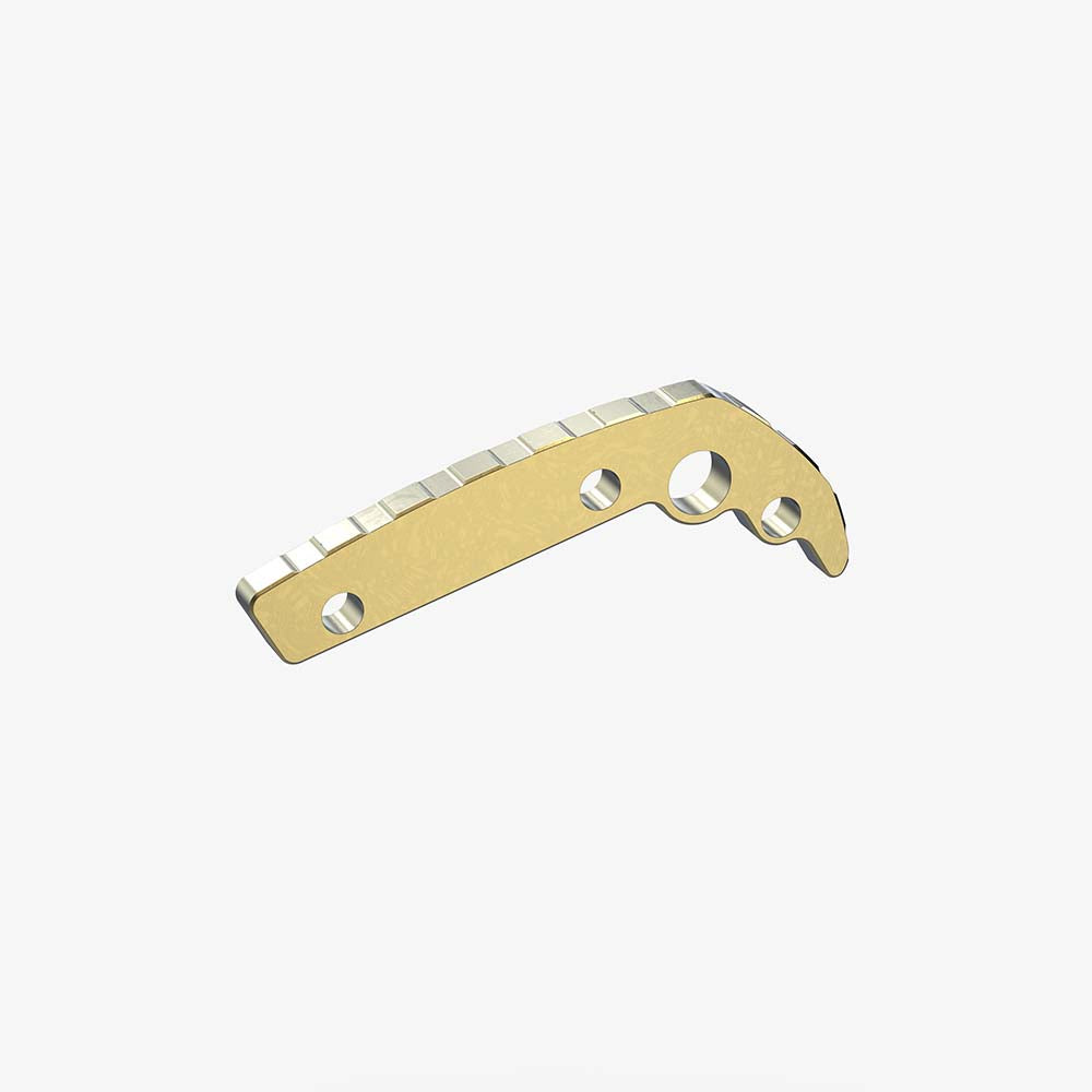 Brass Backspacer for Demko AD 20.5 Knife-Brass Stonewash