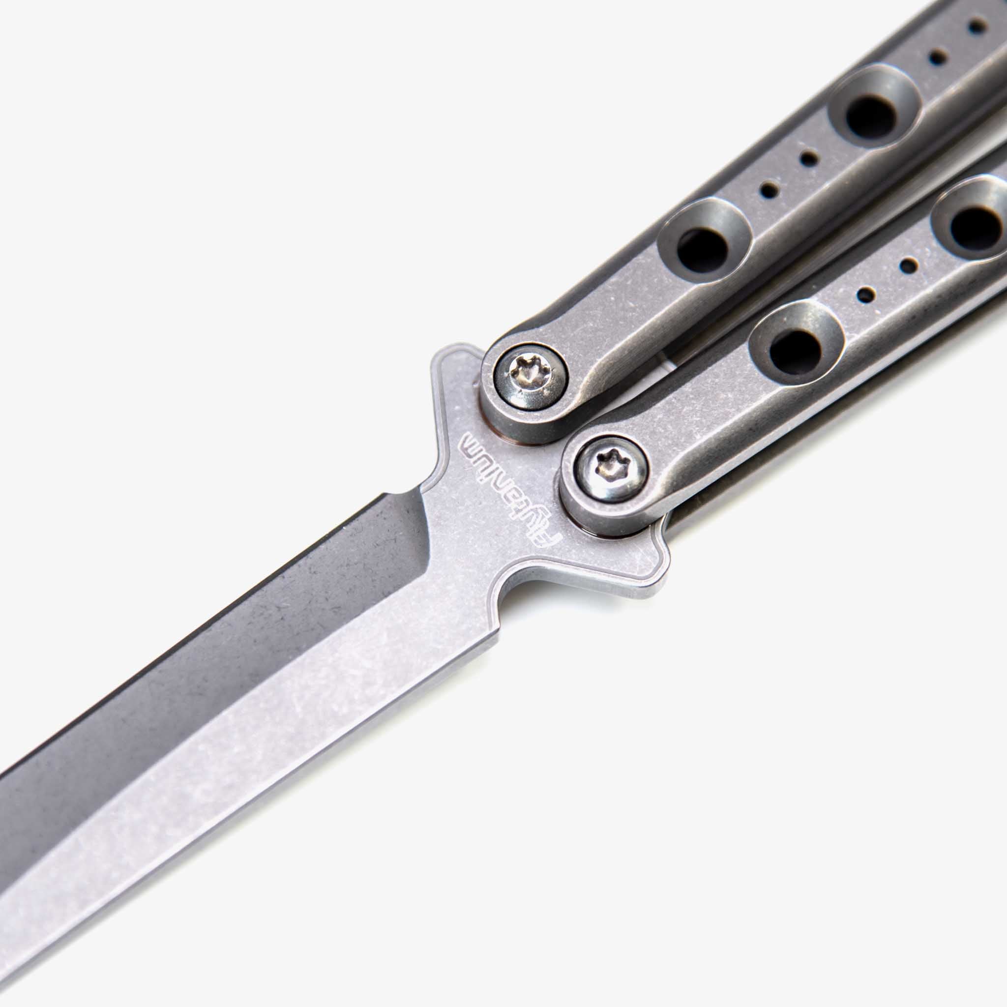 FLY One Balisong - Plain Stonewash-Multi