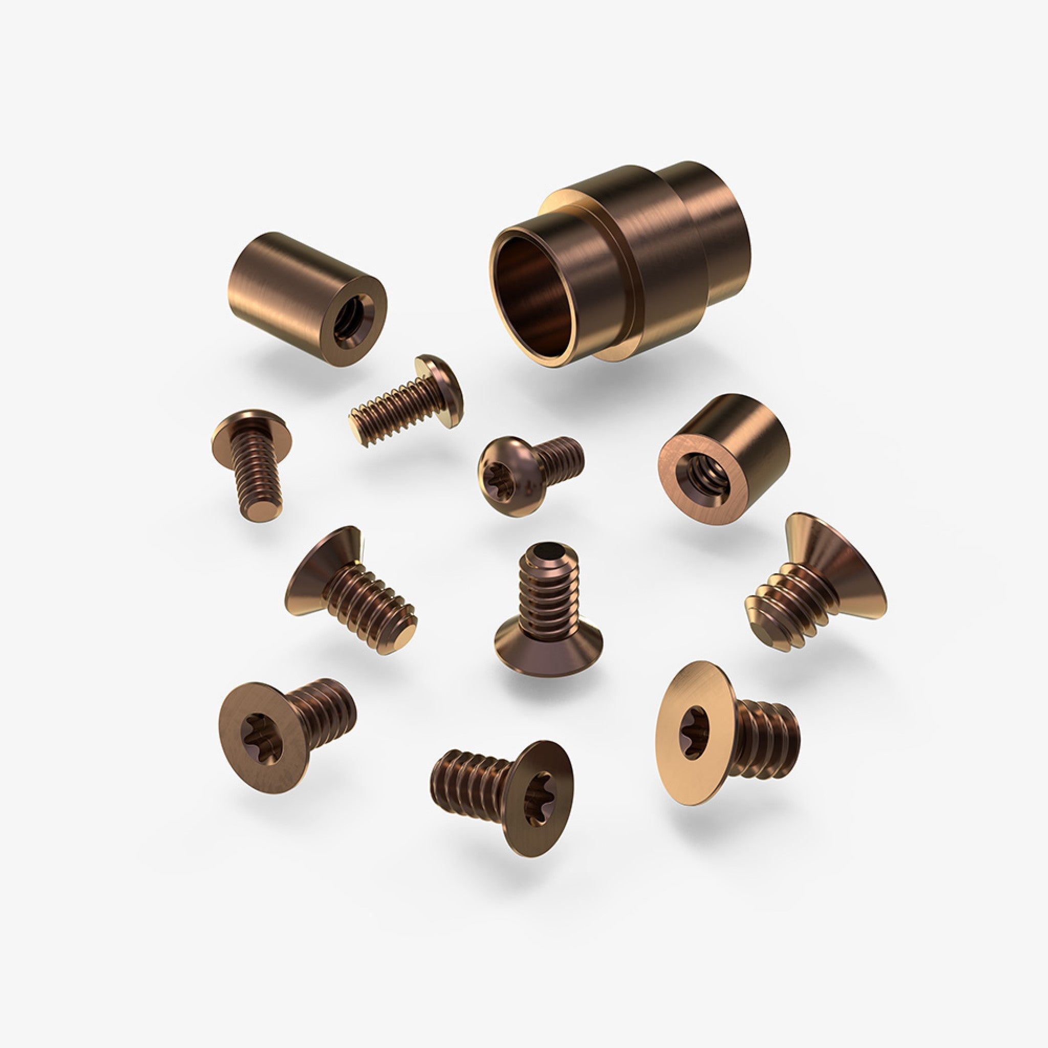 Spyderco Paramilitary 2 Titanium Hardware Kit Bronze