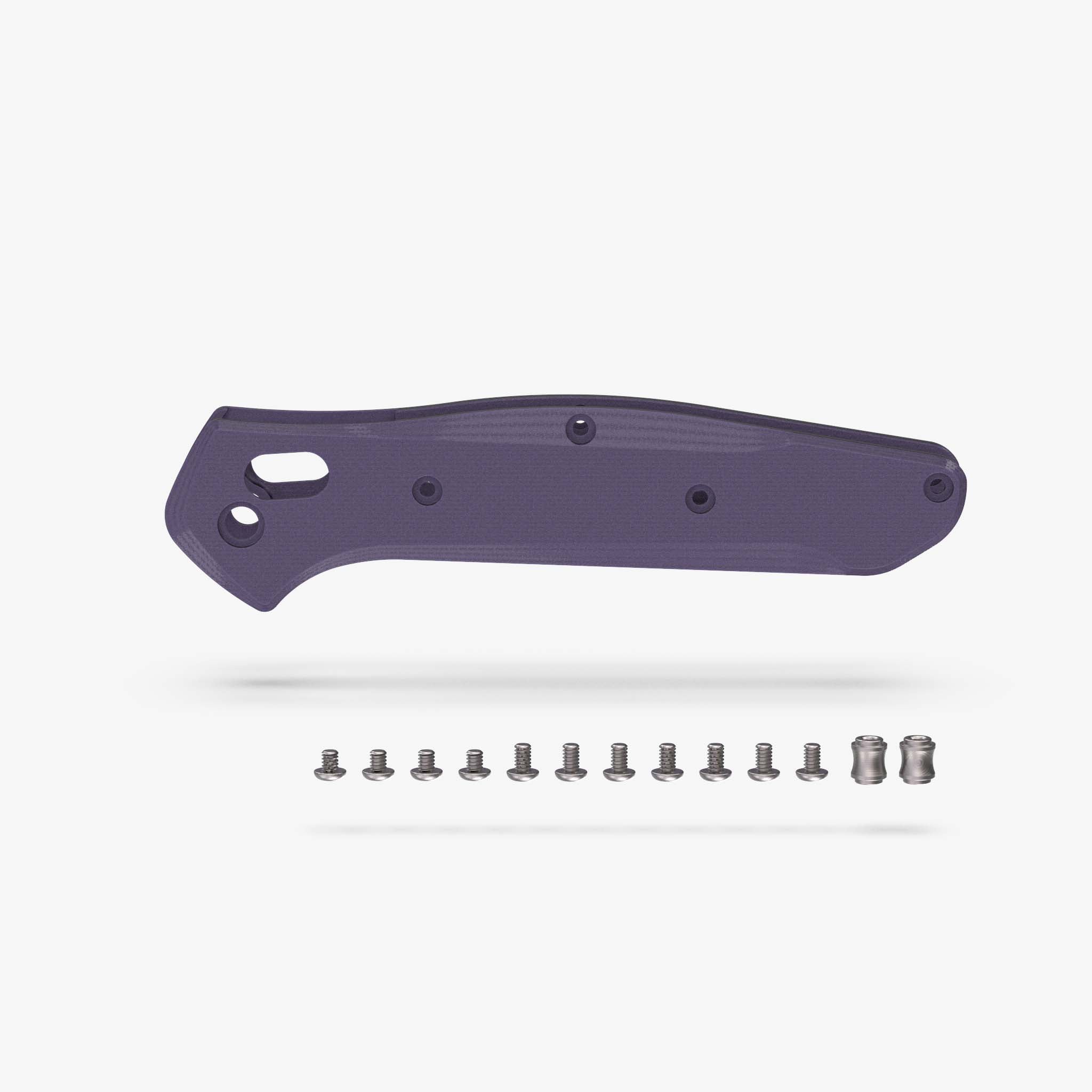 G-10 Radar Scales for Benchmade 940 Osborne Series-Deep Purple