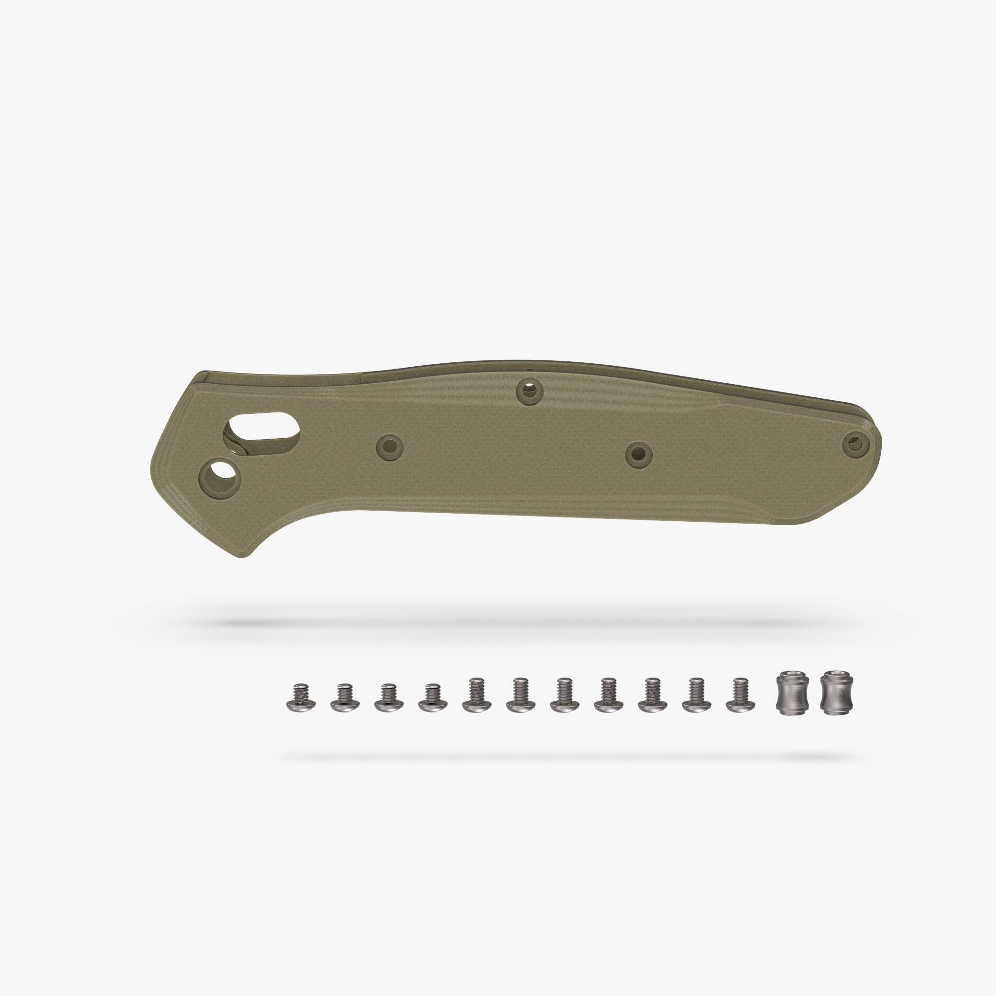 G-10 Radar Scales for Benchmade 940 Osborne Series-OD Green