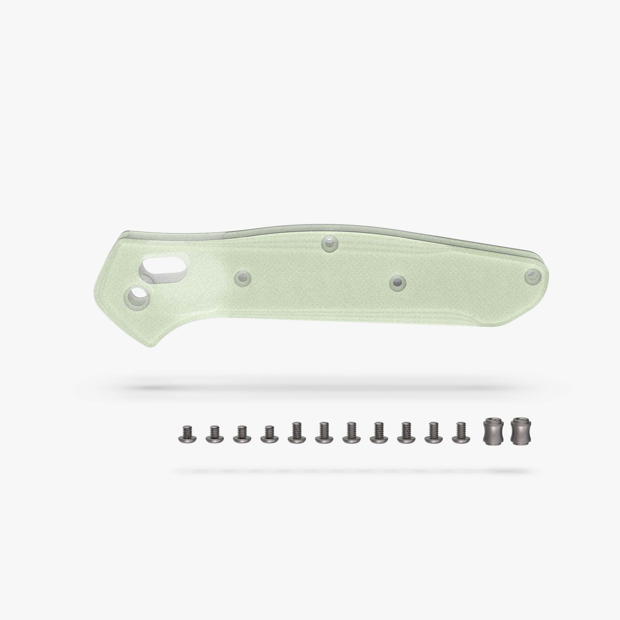 G-10 Radar Scales for Benchmade 940 Osborne Series-Natural Jade