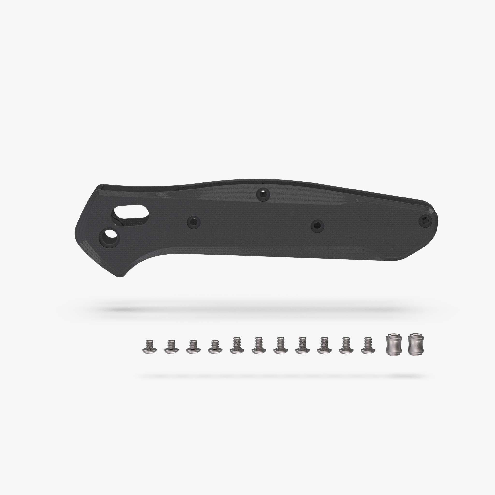 G-10 Radar Scales for Benchmade 940 Osborne Series-Pitch Black