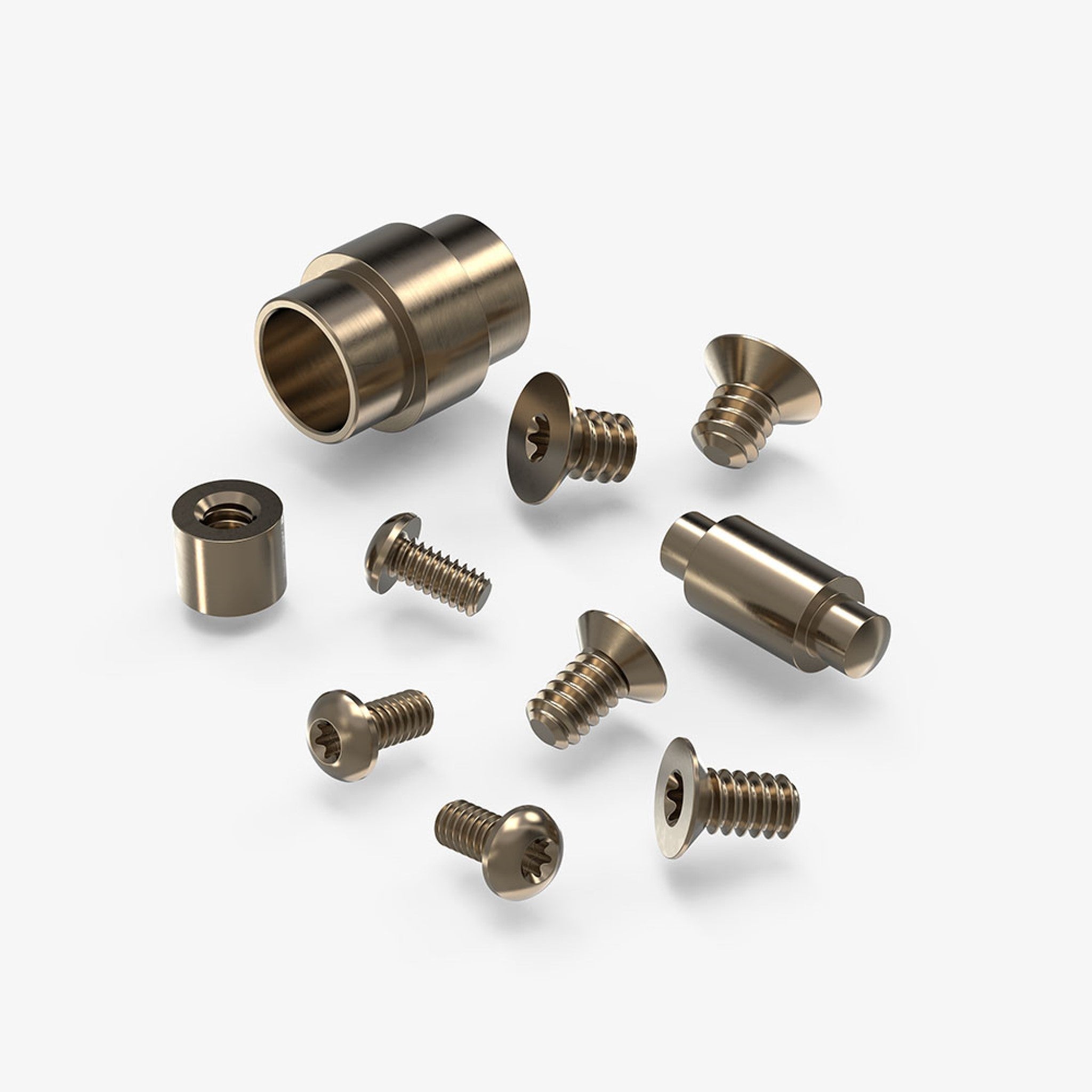 Spyderco Para3 Titanium Hardware Kit Bronze