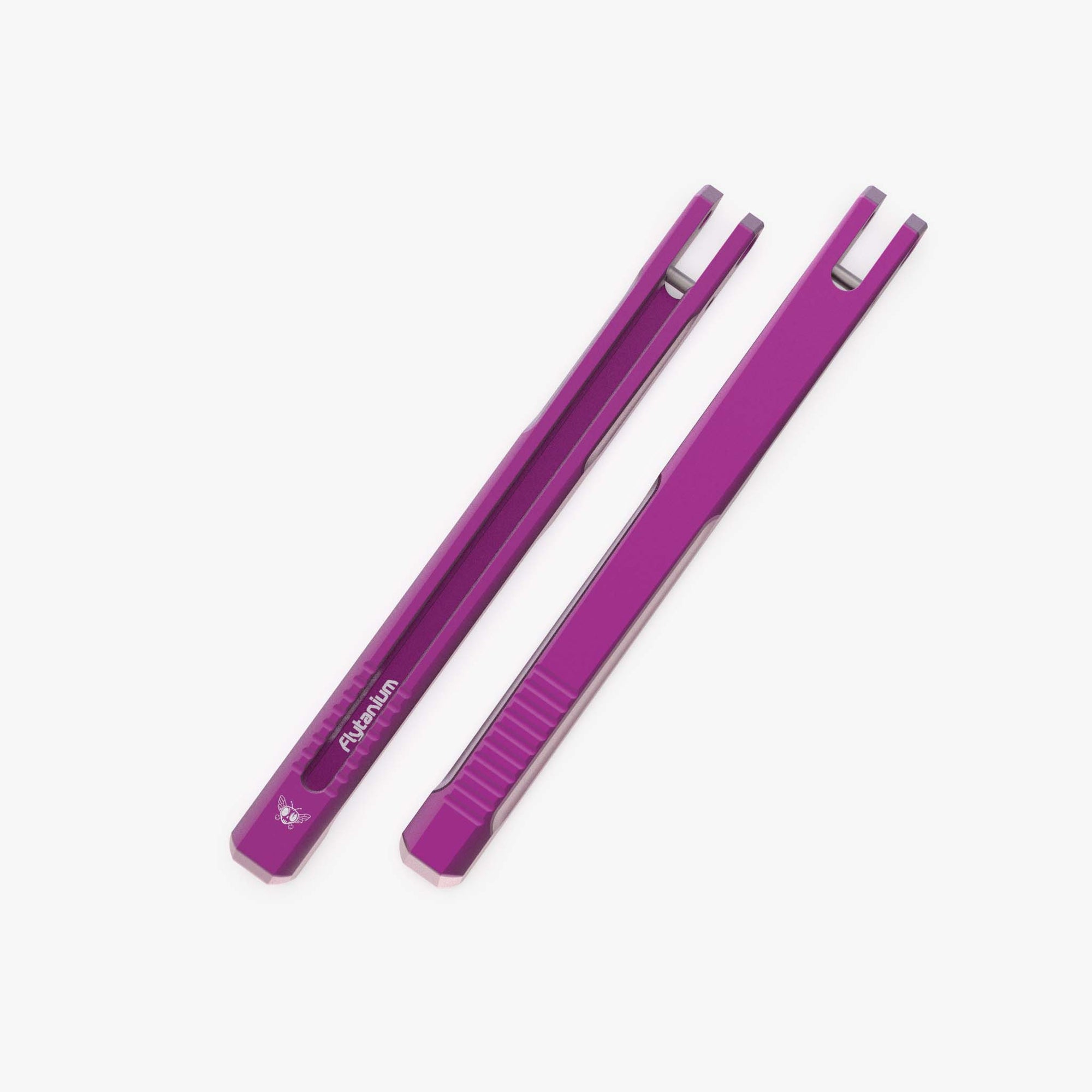 Aluminum v1.5 Handles for the Kershaw Lucha Balisong-Nebula Purple