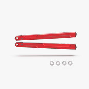 Aluminum v1.5 Handles for the Kershaw Lucha Balisong-Red Alert