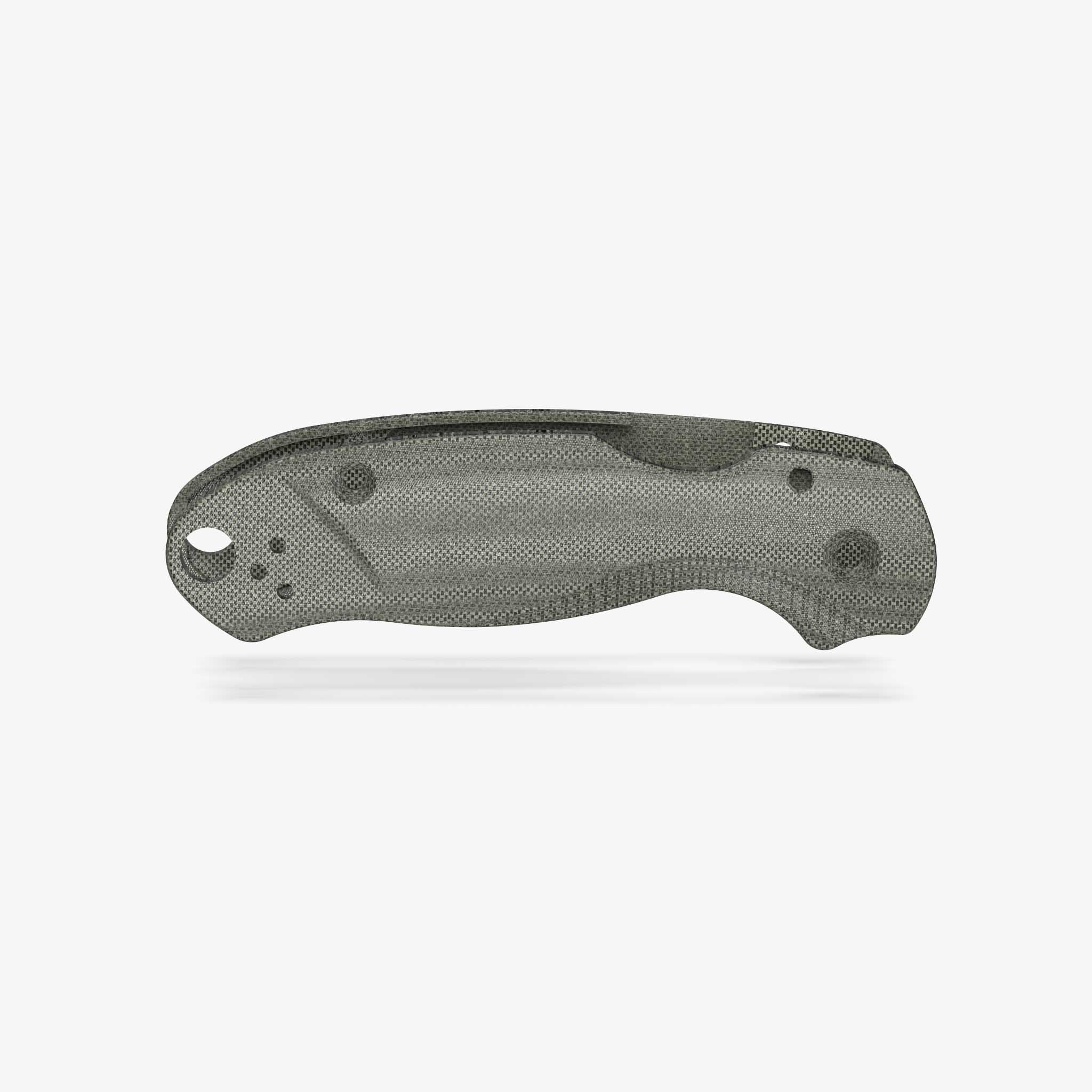 Lotus Micarta Scales for Spyderco Para 3 Knife-