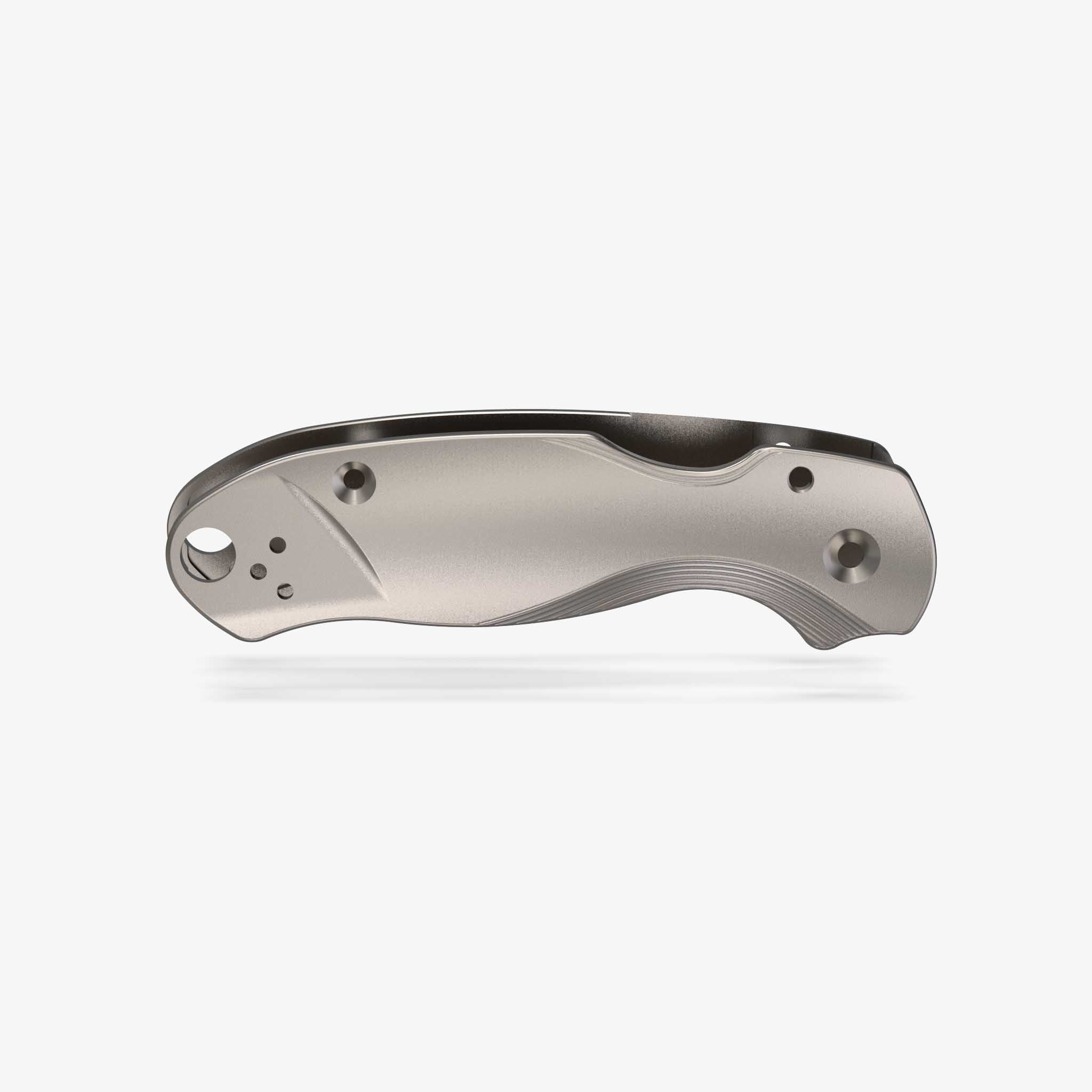 Lotus Titanium Scales for Spyderco Para 3 Knife-