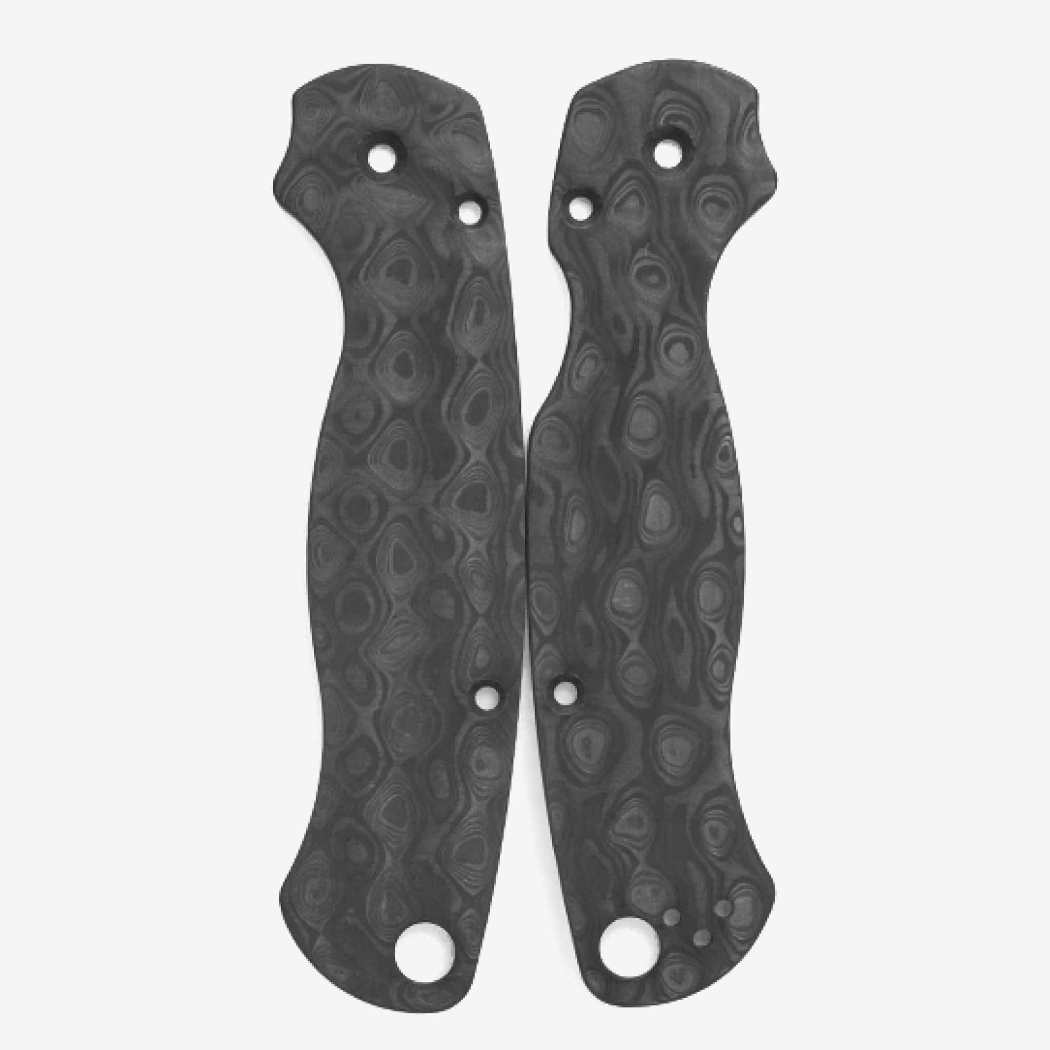 Spyderco Paramilitary 2 Carbon Fiber Scales Raindrop