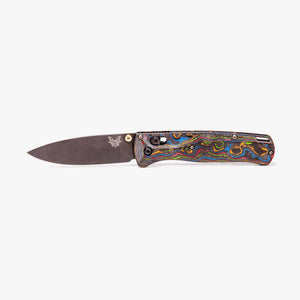 Crossfade Scales for Benchmade Bugout Knife - Rockin 80s Camo Carbon-Rockin 80s
