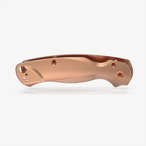Copper Flytanium Lotus scales for the Spyderco Paramilitary 2 knife.