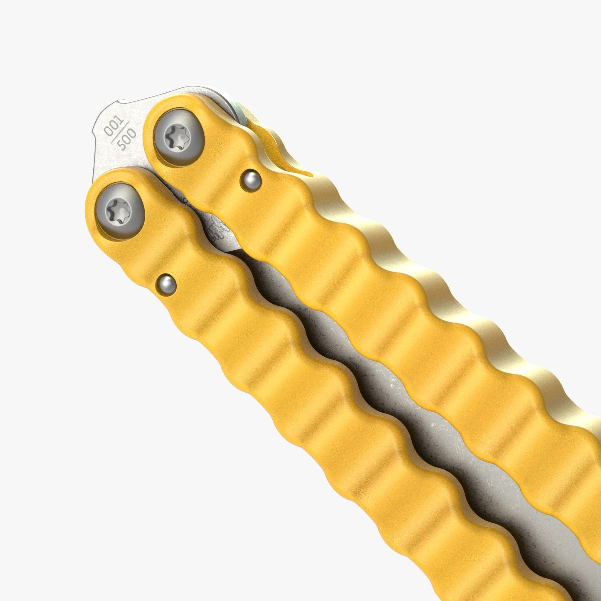 Tatersong Limited Edition Balisong Knife-Crinkle Cut