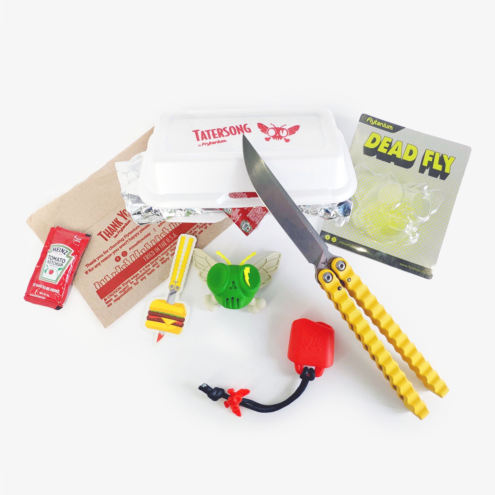 Tatersong Limited Edition Balisong Knife-Crinkle Cut