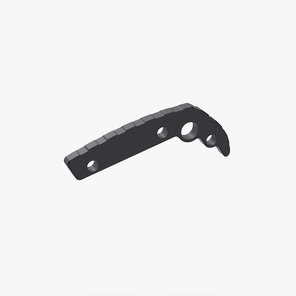 Titanium Backspacer for Demko AD 20.5 Knife-Titanium Black