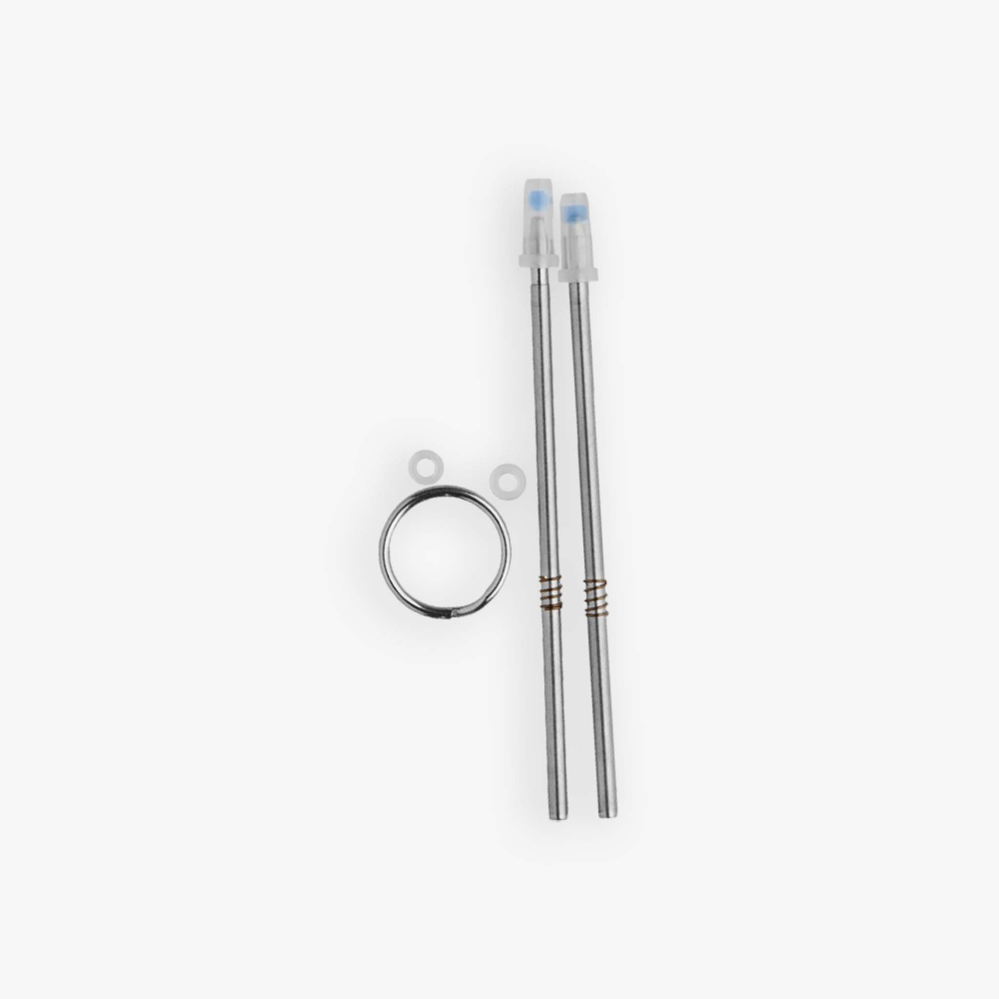 Titanium Mini Bolt-Action Pen-Titanium Stonewash