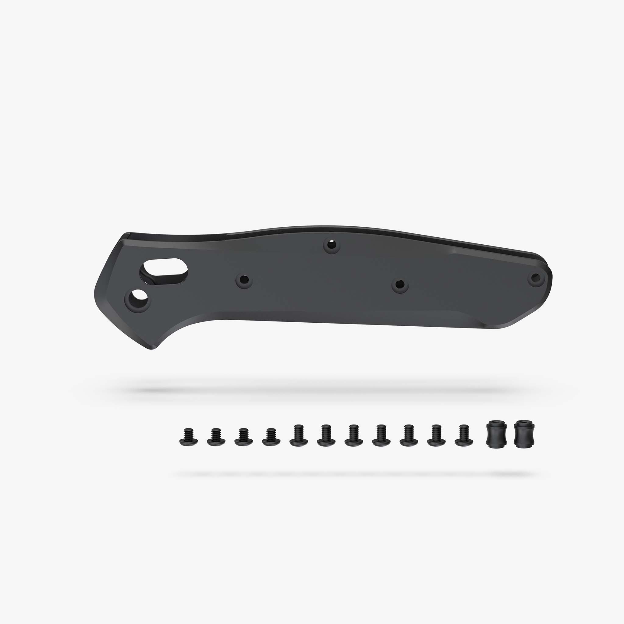 Titanium Radar Scales for Benchmade 940 Osborne Series-Titanium Black