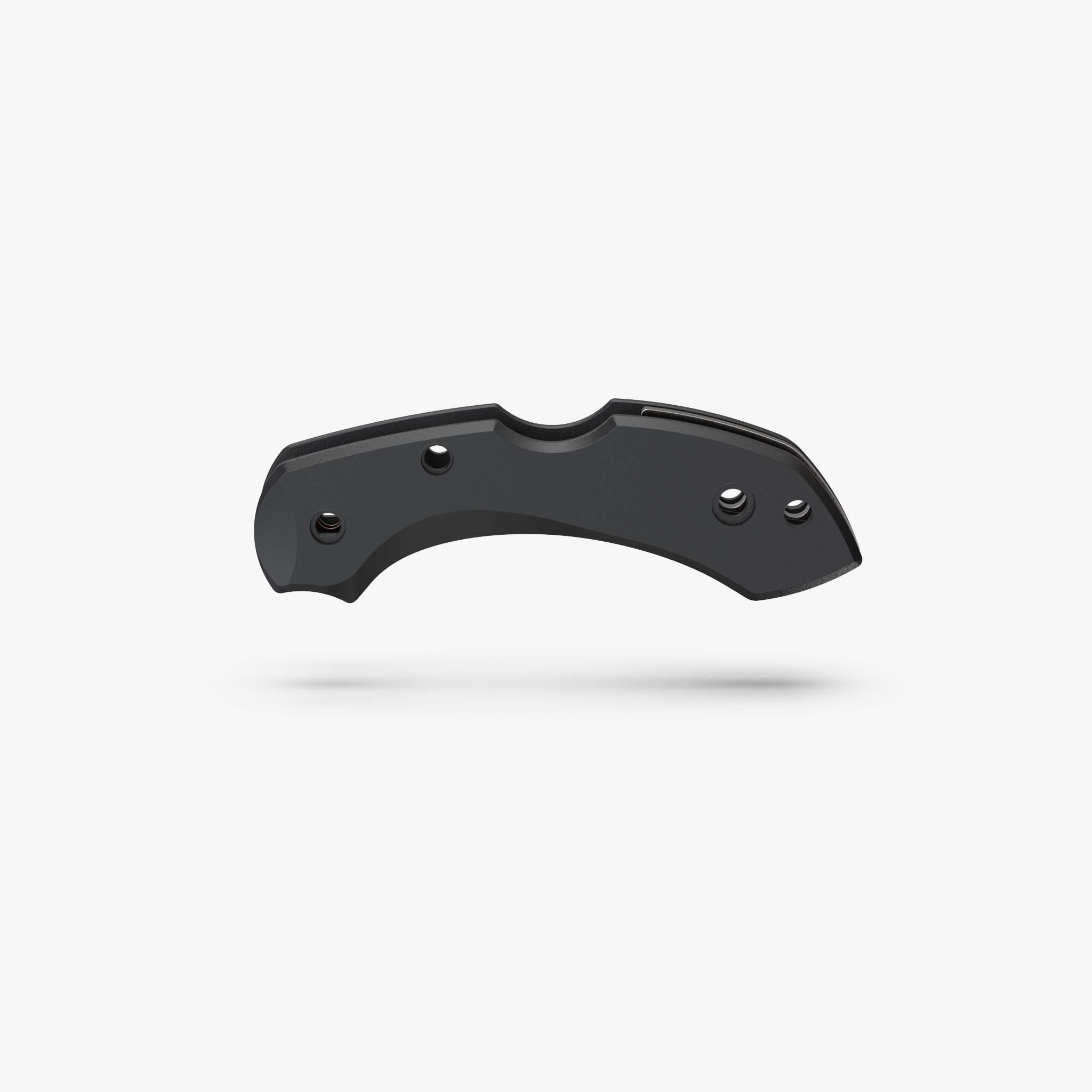 Titanium Scale Kit for Spyderco Dragonfly Knife-Titanium Black